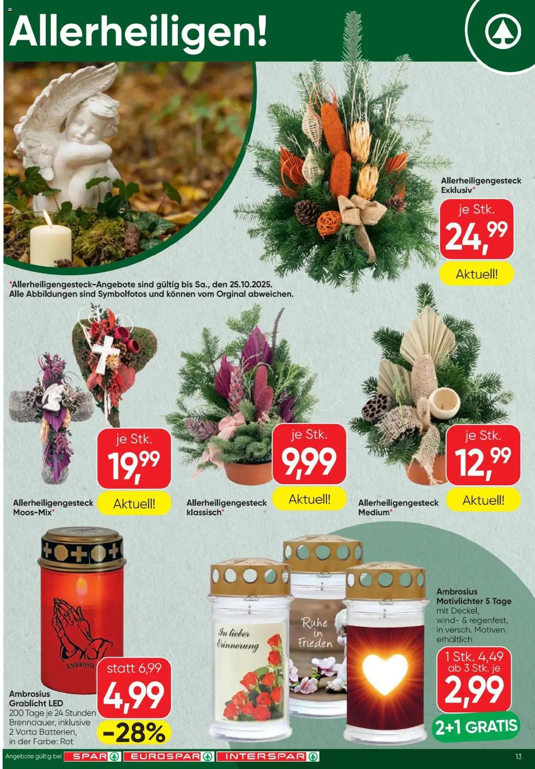 Spar Flugblatt - Gültiger Prospekt ab 23.10.2025, Seite 13 von insgesamt 20 Spar Flugblatt - Gültiger Prospekt ab 23.10.2025, Seite 13 von insgesamt 20