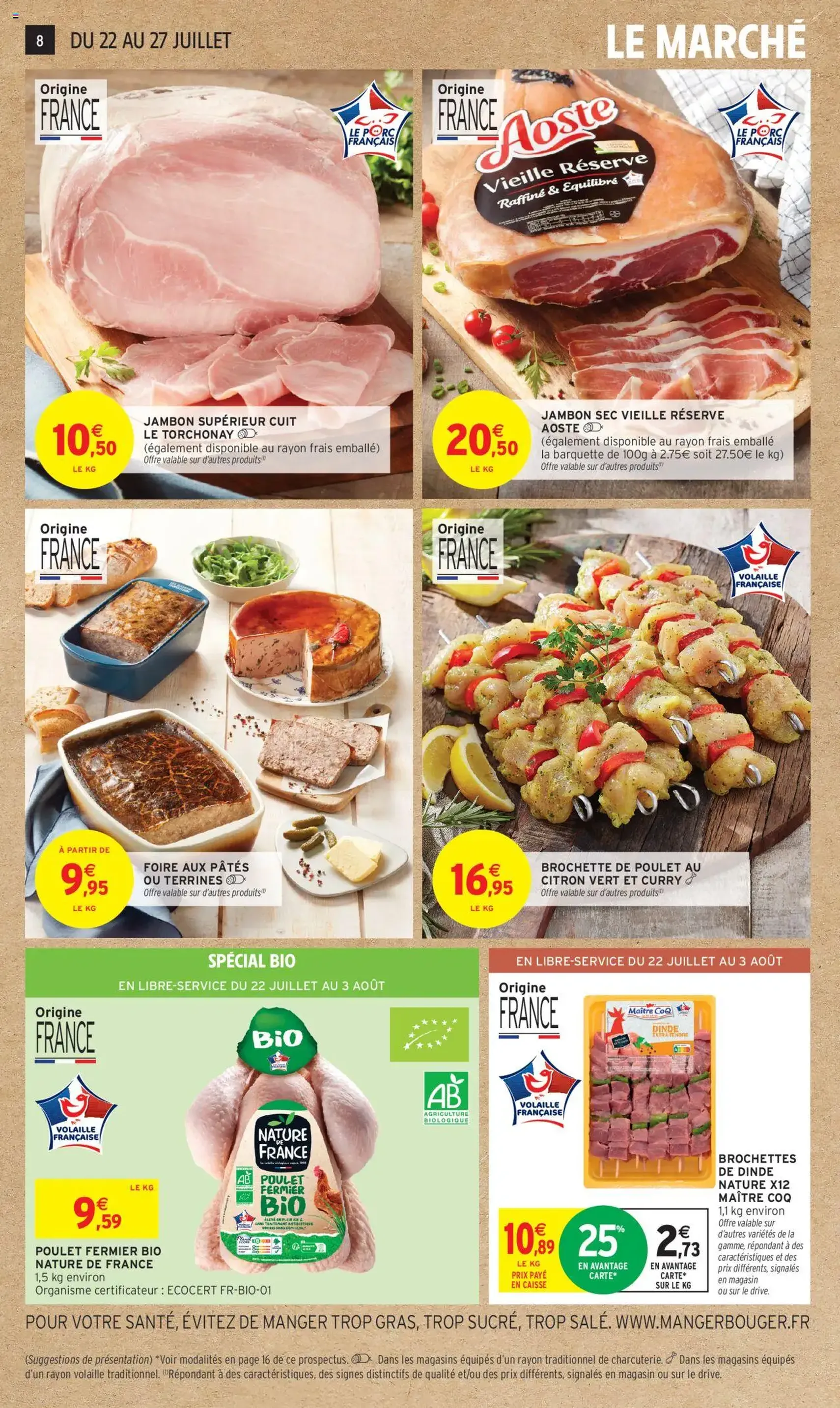 Intermarché catalogue semaine 29 - brochure valable à partir du 22/07/2025, page 8 sur 32