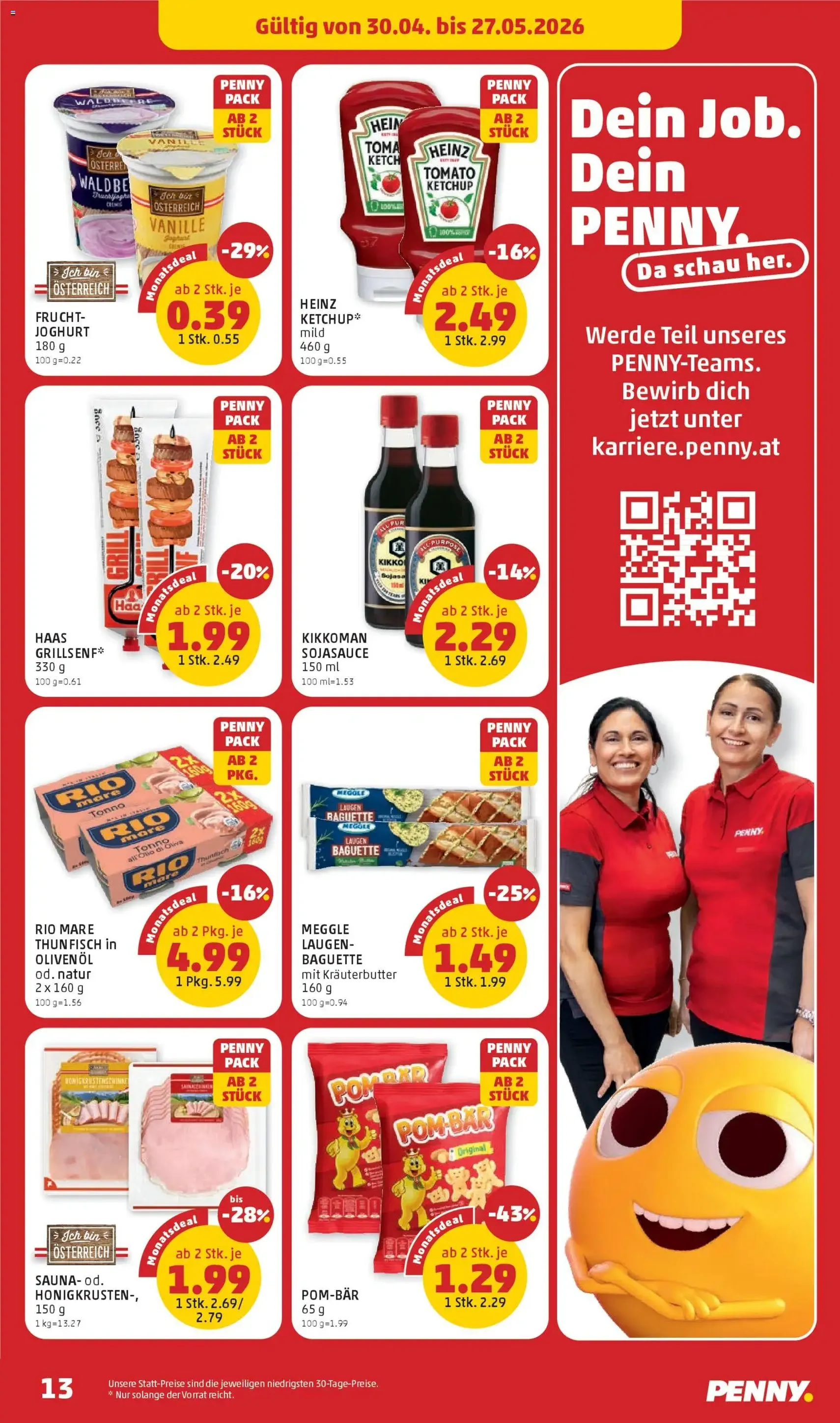 Penny Markt - Flugblatt - Gültiger Prospekt ab 30.04.2026, Seite 13 von insgesamt 32