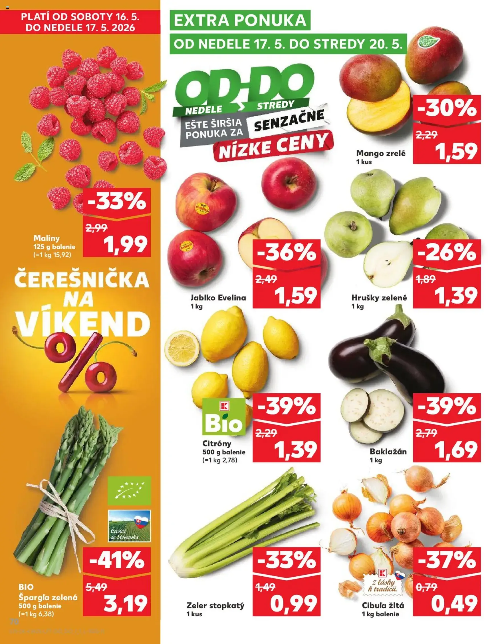 Kaufland SK akciós újság - 2026.05.14. érvényes szórólap 70 oldal 76 oldalból