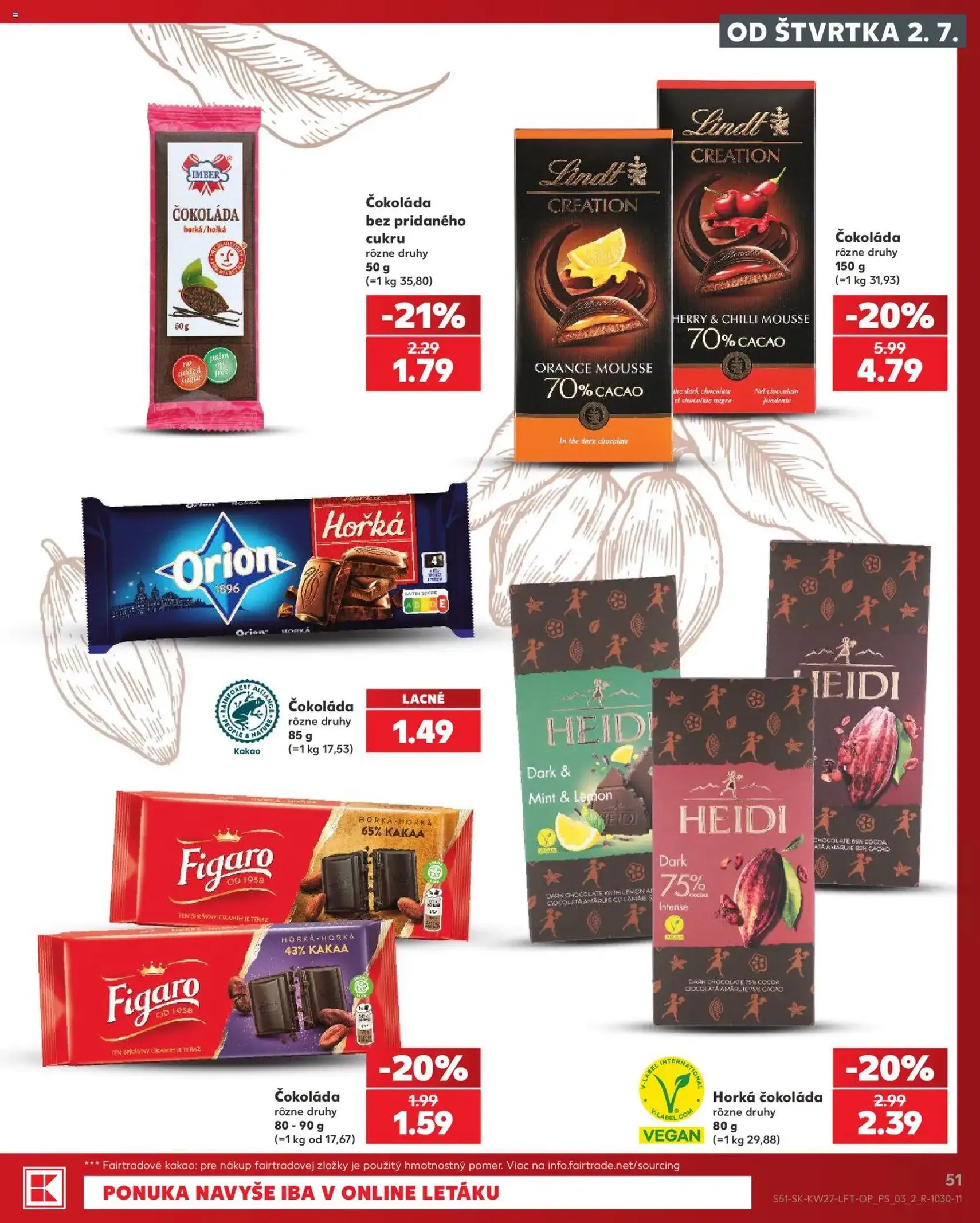 Kaufland leták - platný leták od 02.07.2026 strana 51 z 80