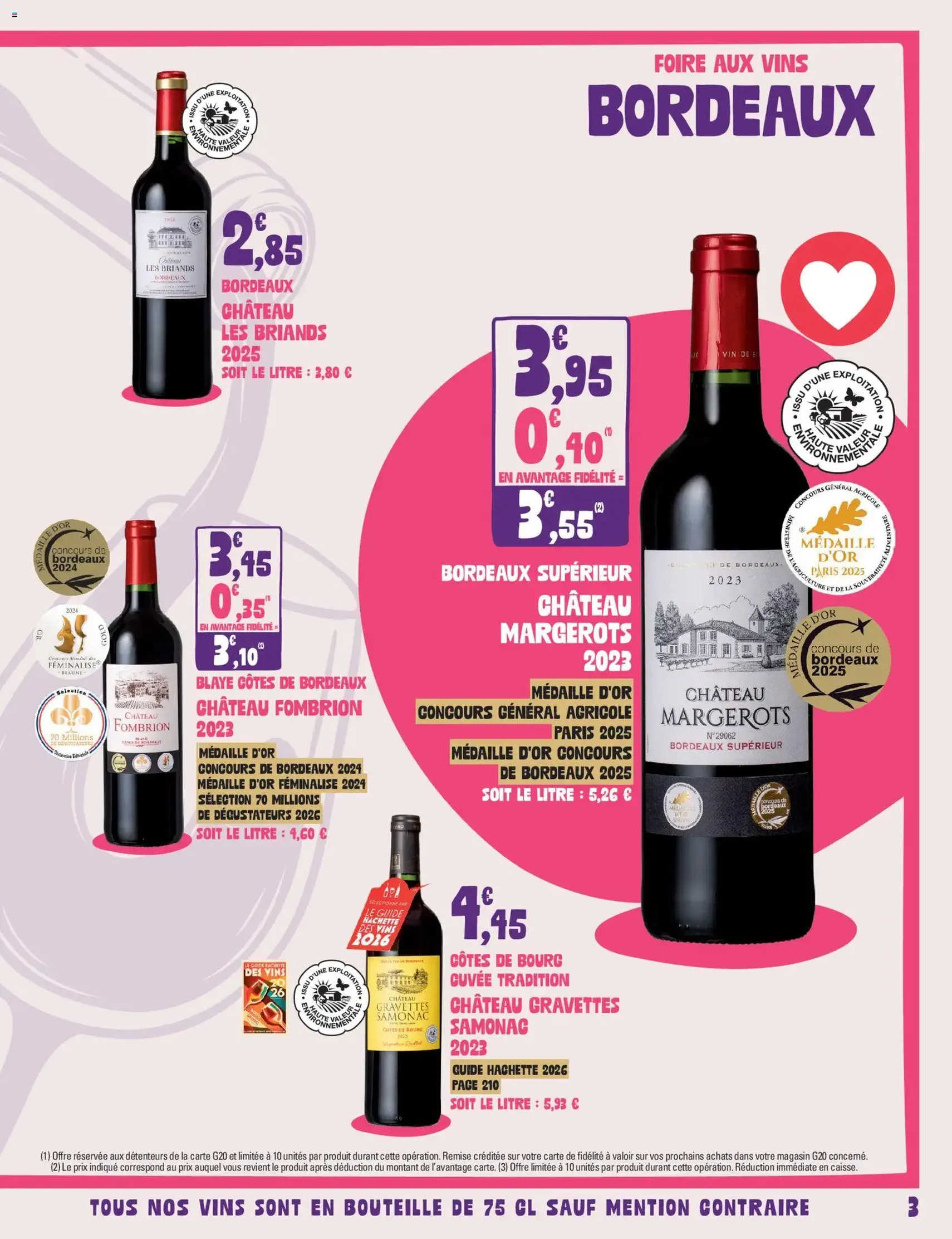 G20 Supermarchés catalogue - brochure valable à partir du 22/09/2026, page 3 sur 20