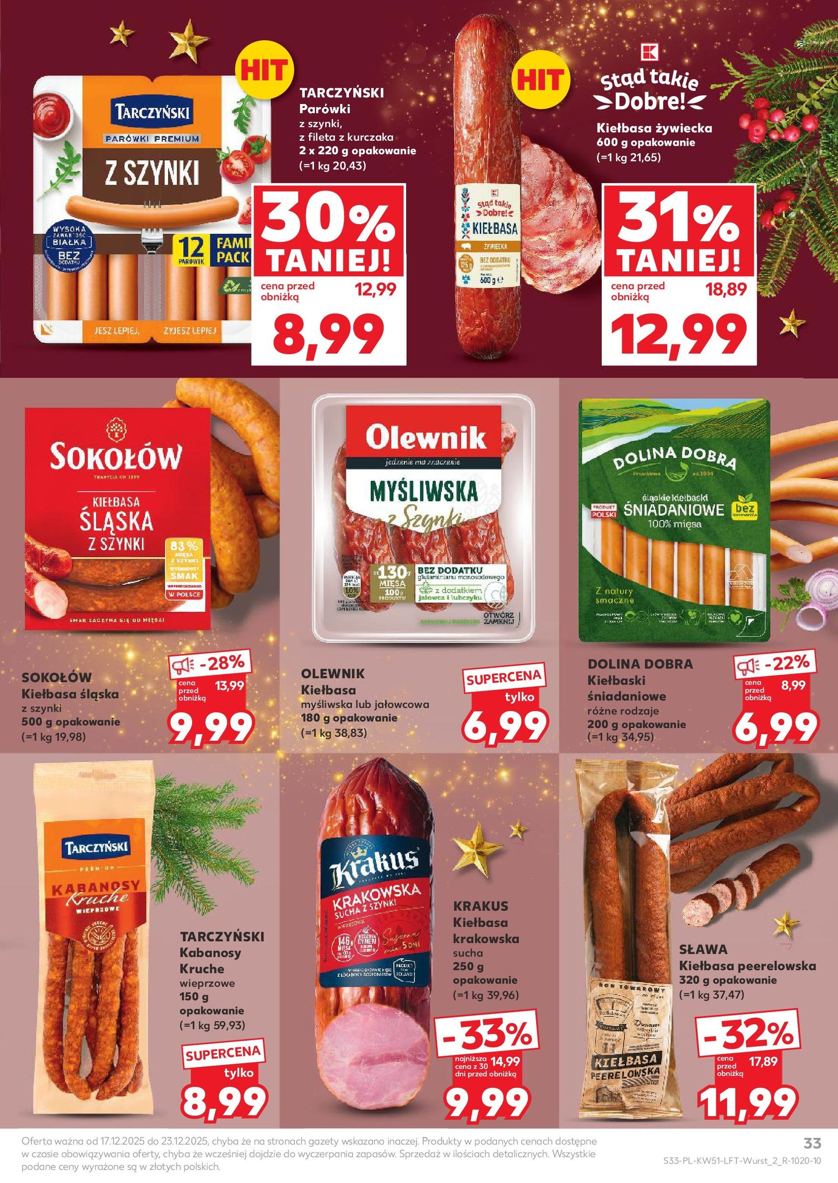 Kaufland gazetka - ważny gazetka od 17.12.2025 strona 33 z 64