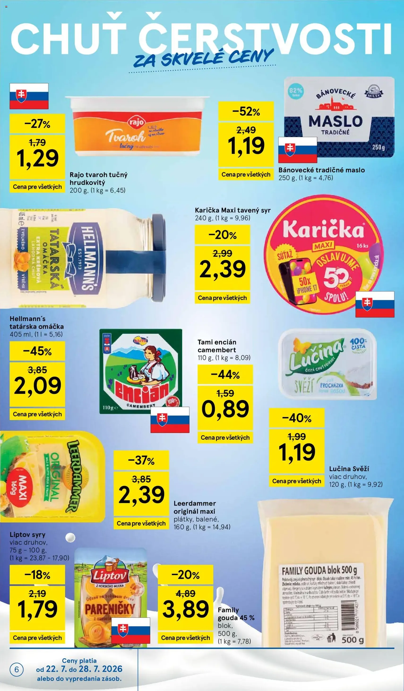 Tesco Hypermarket - leták - platný leták od 22.07.2026 strana 6 z 50