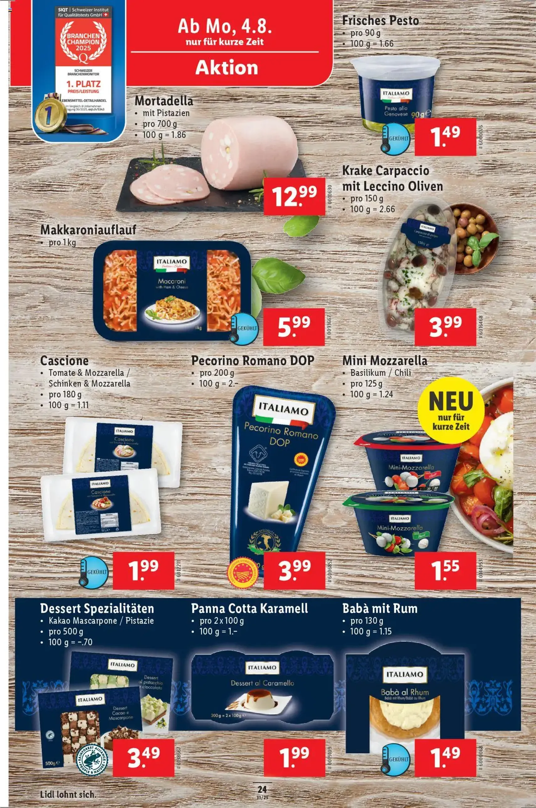 Lidl Aktionen - Gültiger Prospekt ab 31.07.2025, Seite 26 von insgesamt 34