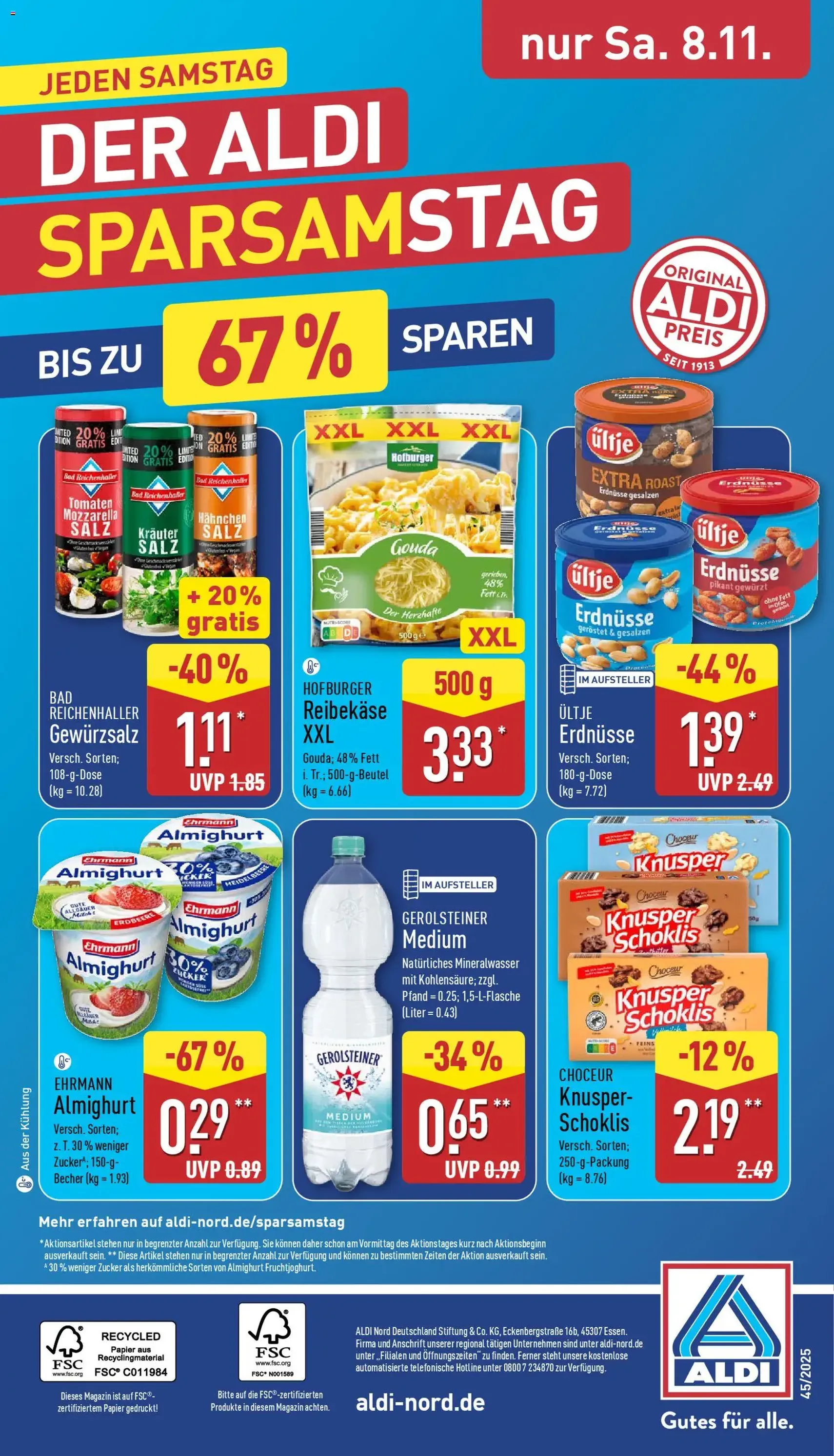 Aldi Prospekt - Gültiger Prospekt ab 03.11.2025, Seite 40 von insgesamt 48 Aldi Prospekt - Gültiger Prospekt ab 03.11.2025, Seite 40 von insgesamt 48