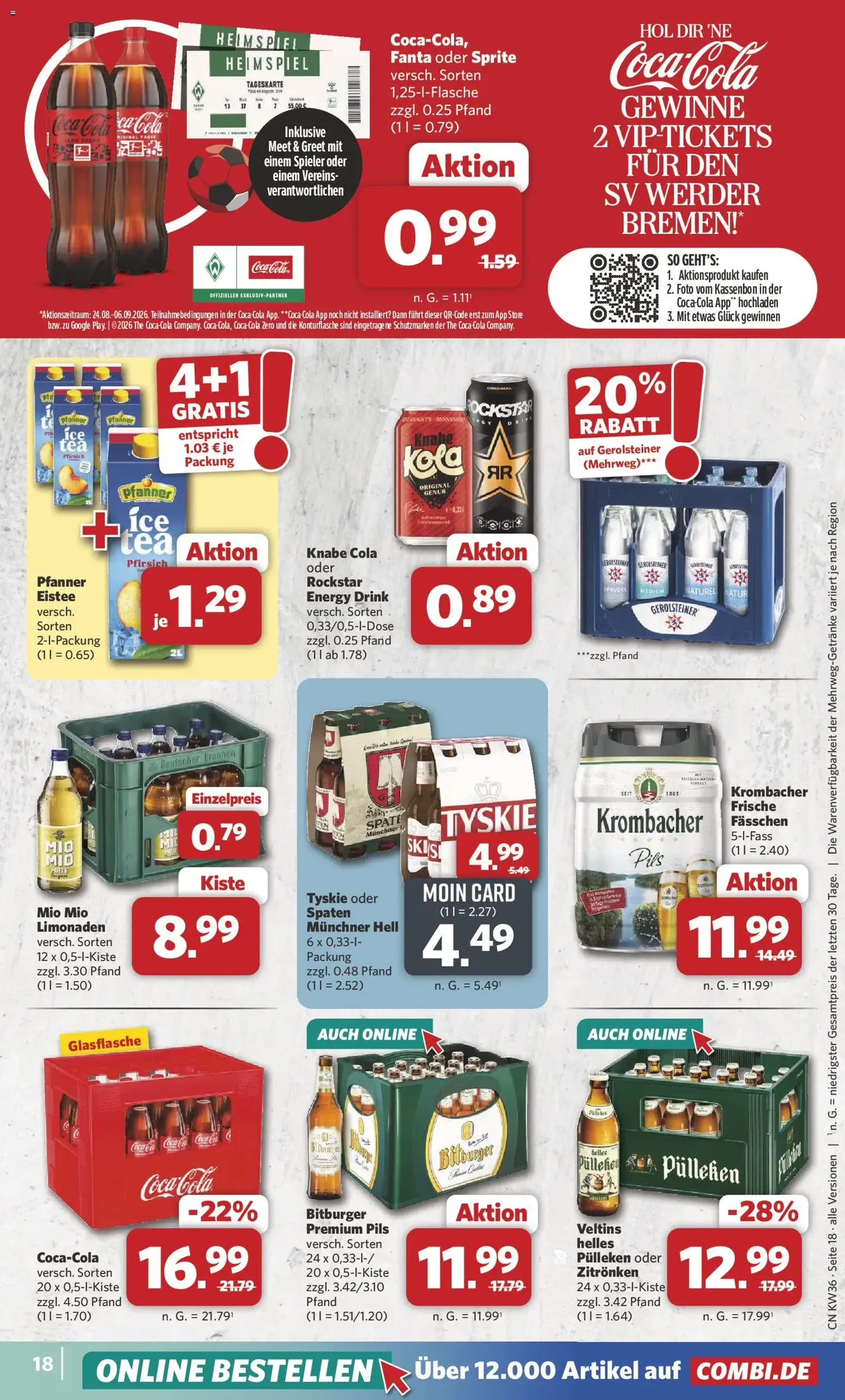 Combi Prospekt - Gültiger Prospekt ab 31.08.2026, Seite 18 von insgesamt 32