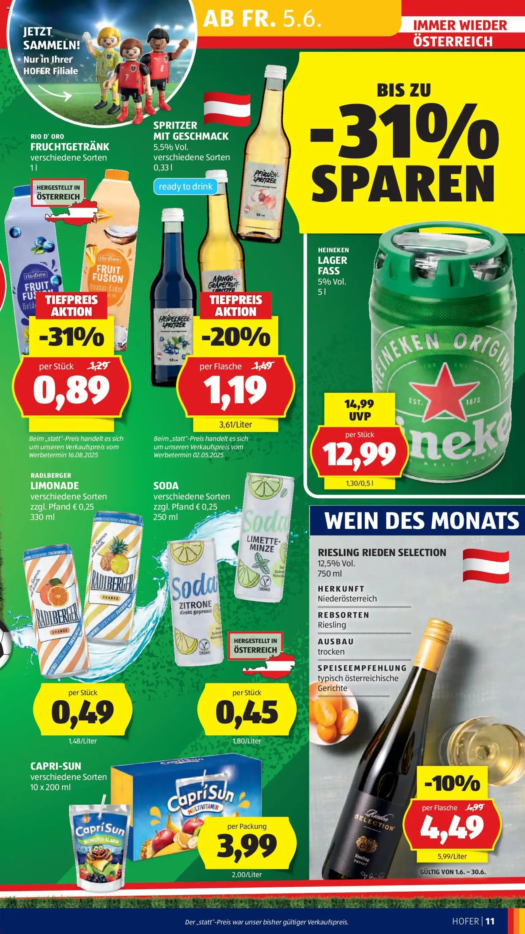 Hofer Flugblatt - Gültiger Prospekt ab 03.06.2026, Seite 13 von insgesamt 42