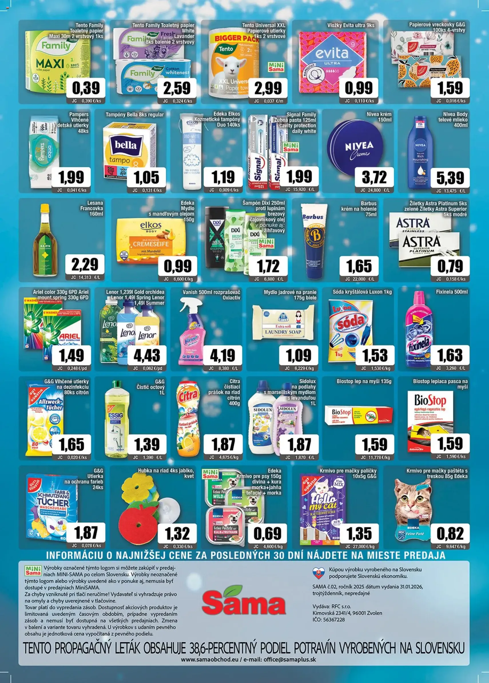 Sama leták - platný leták od 30.01.2026 strana 12 z 12