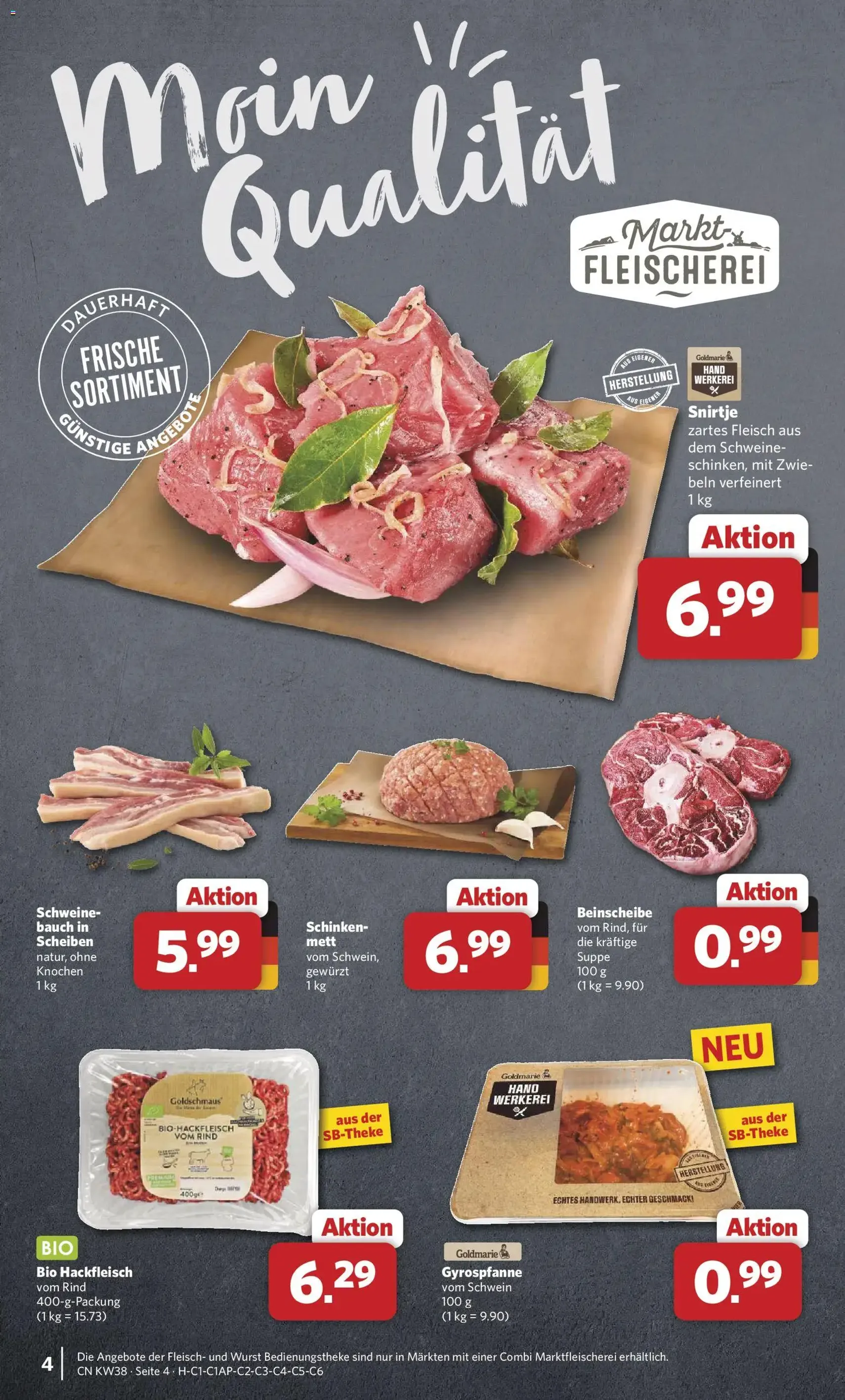 Combi Prospekt - Gültiger Prospekt ab 14.09.2026, Seite 4 von insgesamt 33