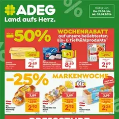 ADEG Flugblatt - Prospekt Vorschau gültig ab 27.08.2026
