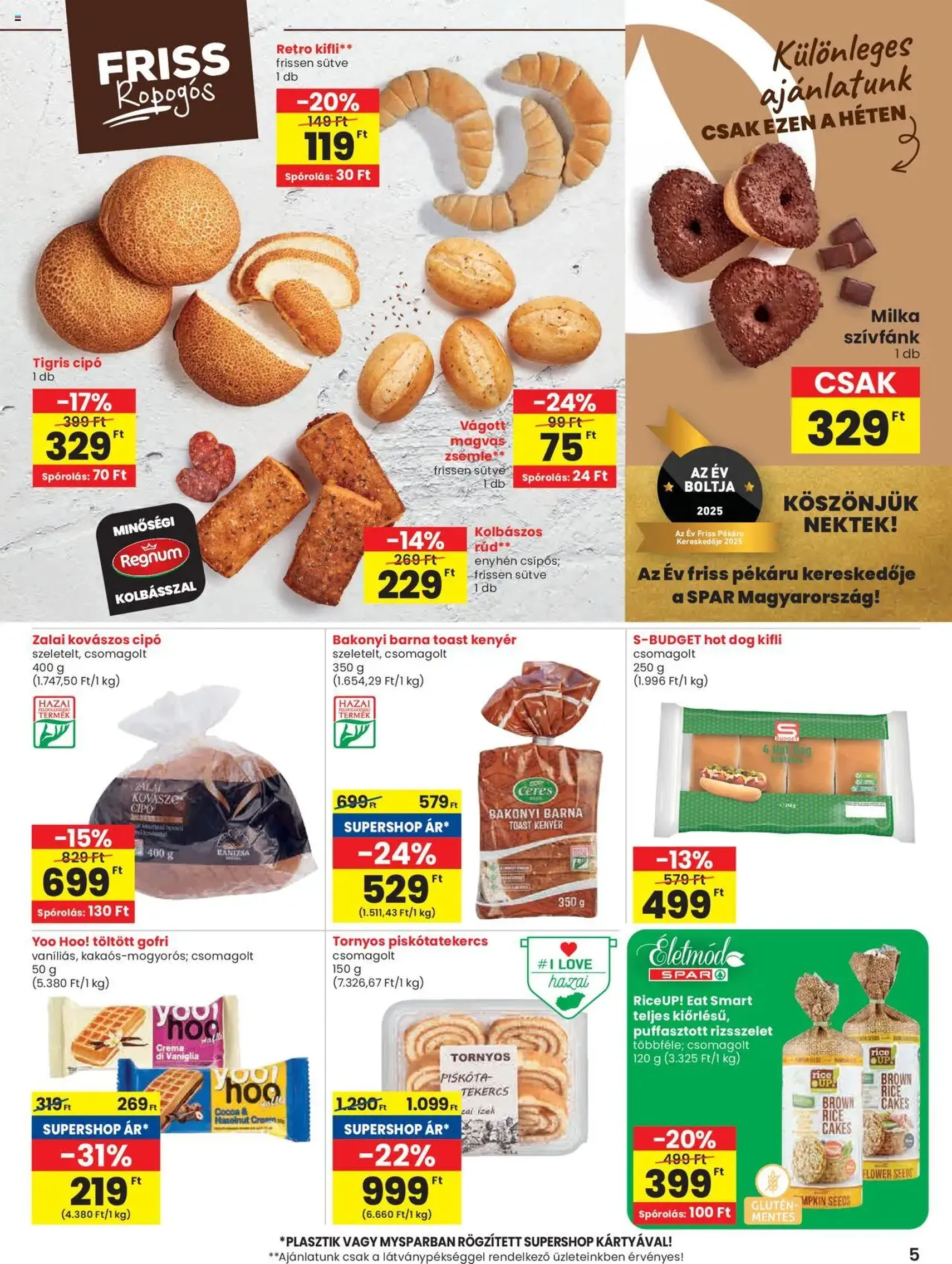 Spar Akciós újság - 2025.10.09. érvényes szórólap 5 oldal 20 oldalból