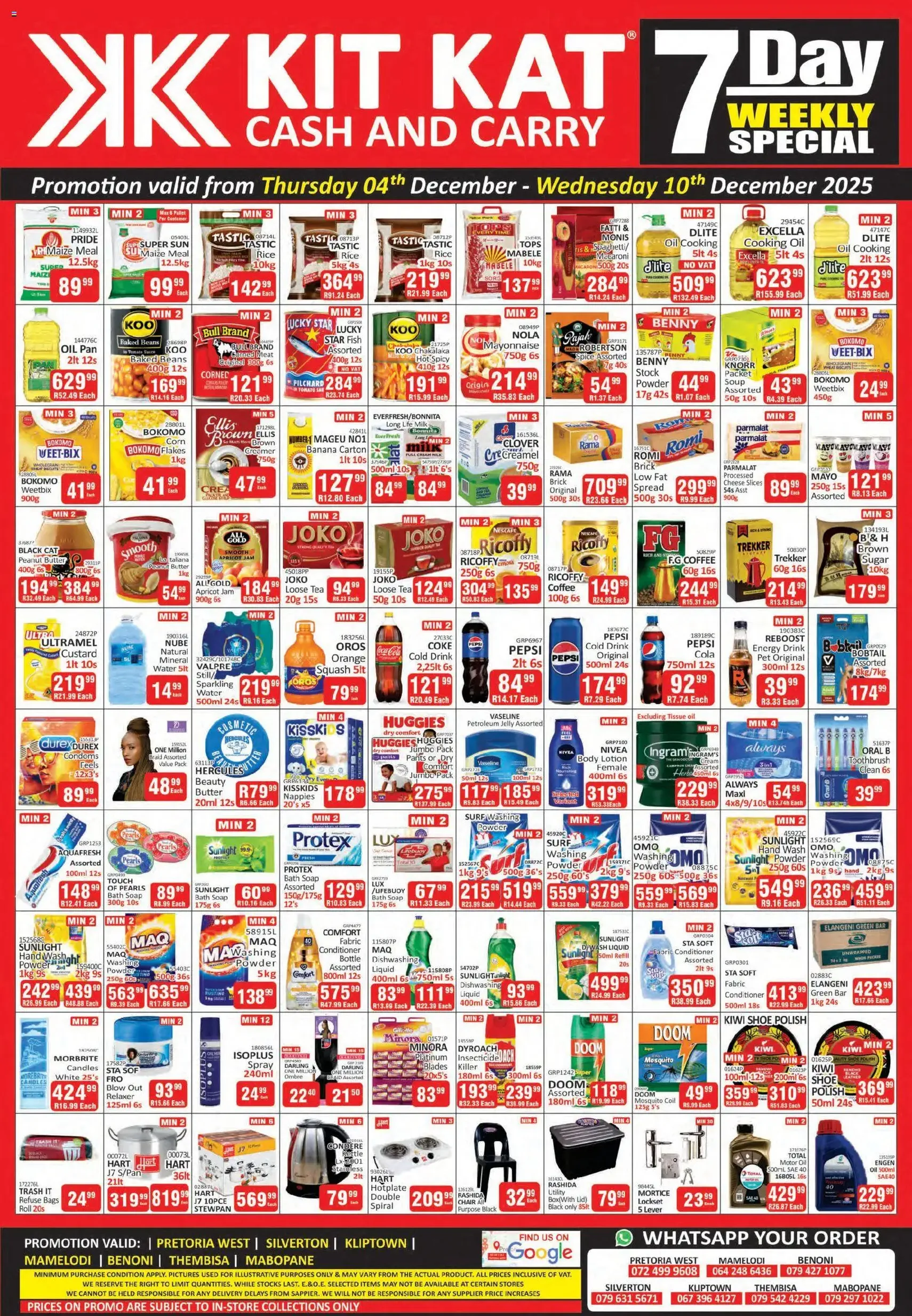 KIT KAT Cash & Carry Specials - valid flyer from 04/12/2025, page 1 of 2