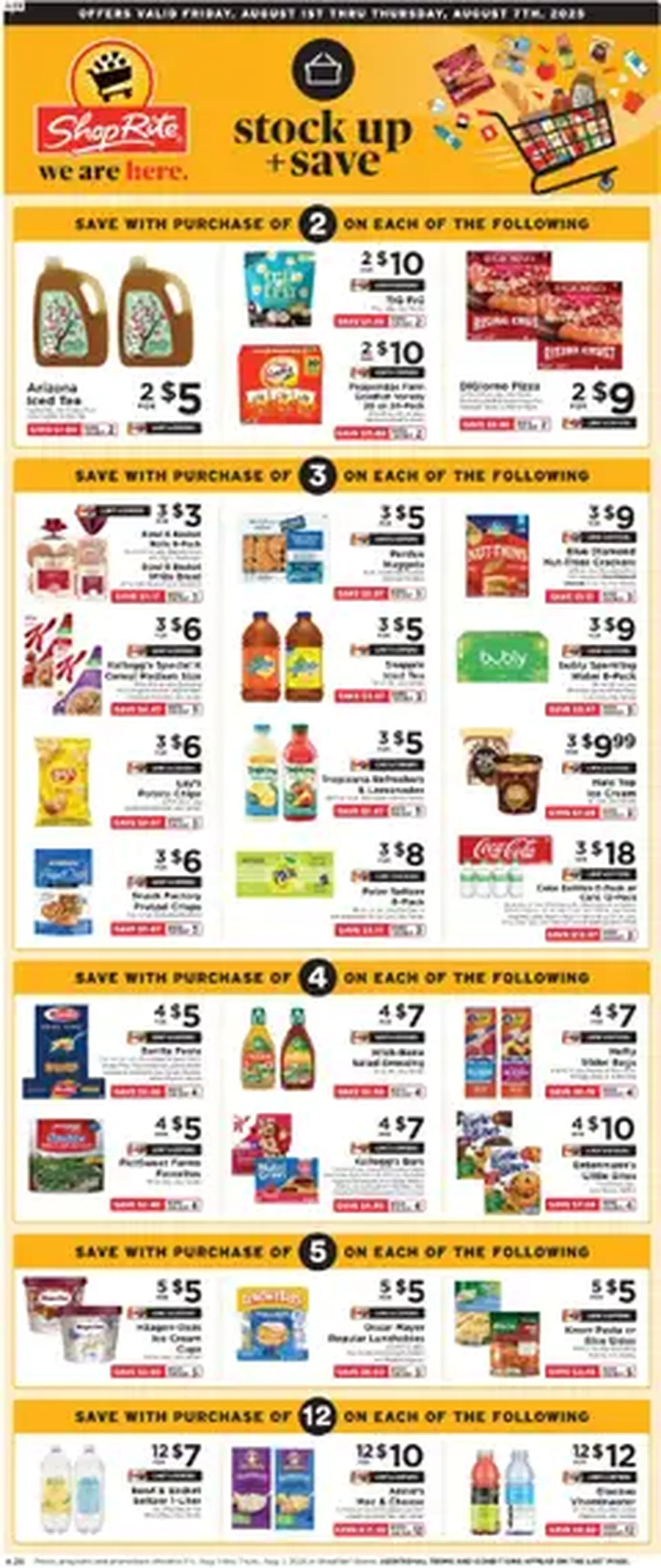 ShopRite Weekly Ad - valid flyer from 07/31/2025, page 1 of 1