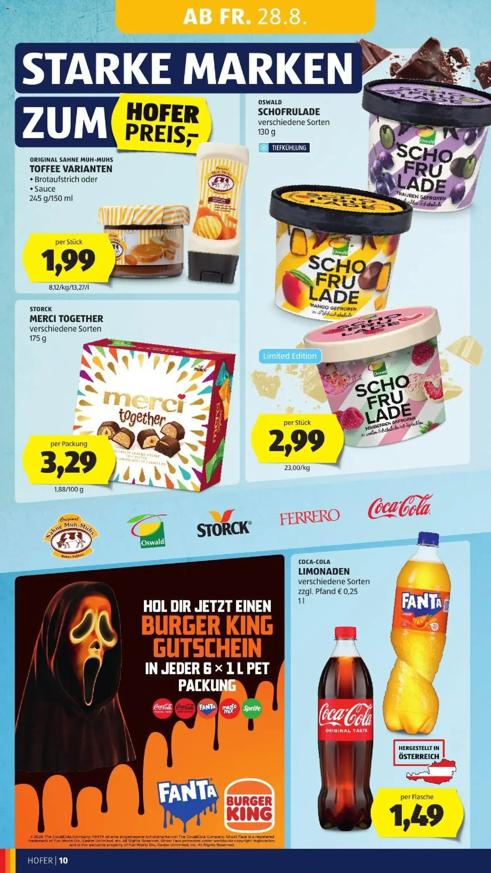 Hofer Flugblatt - Gültiger Prospekt ab 28.08.2026, Seite 20 von insgesamt 45