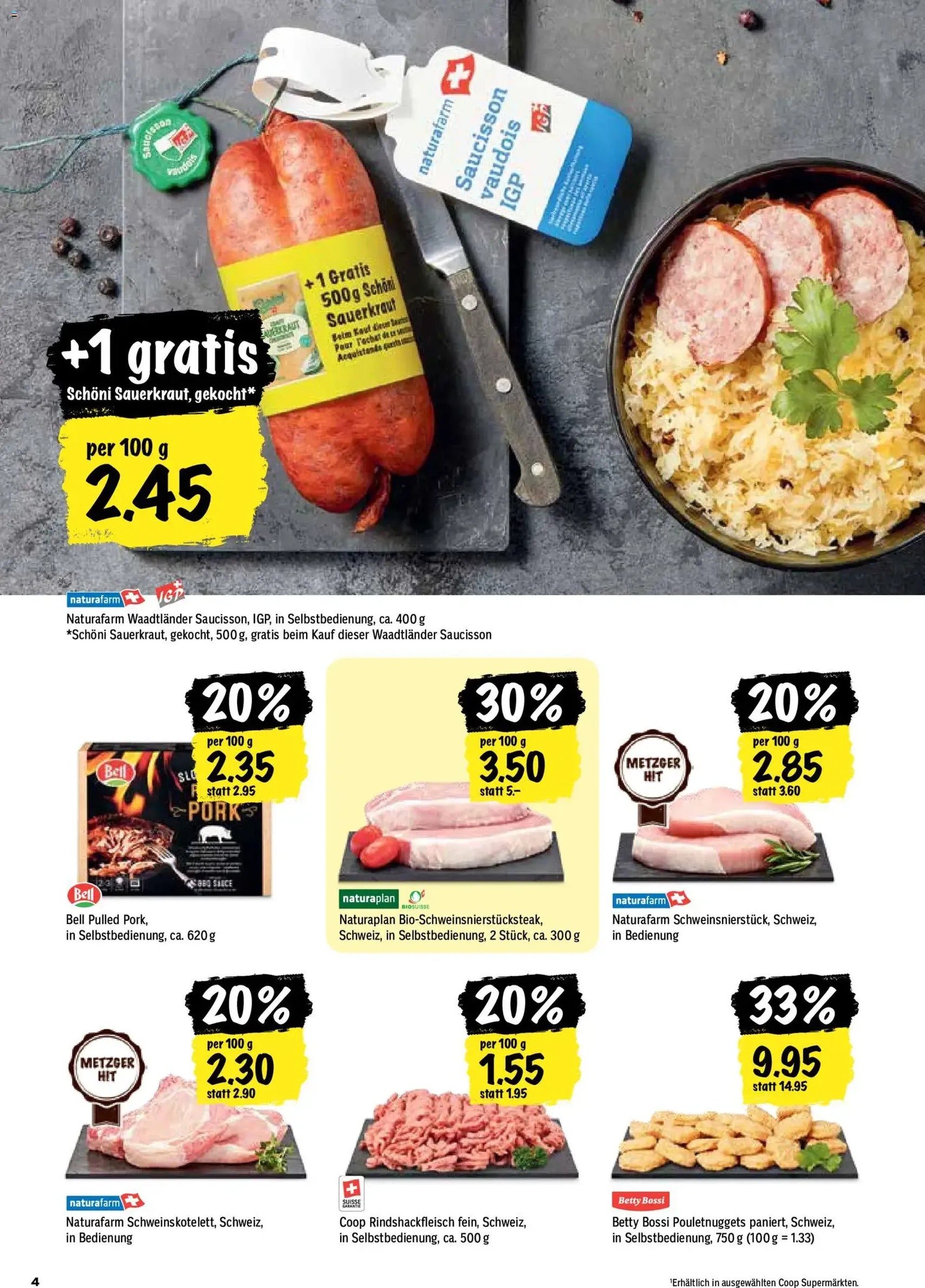 Coop aktionen - Gültiger Prospekt ab 08.10.2026, Seite 4 von insgesamt 24