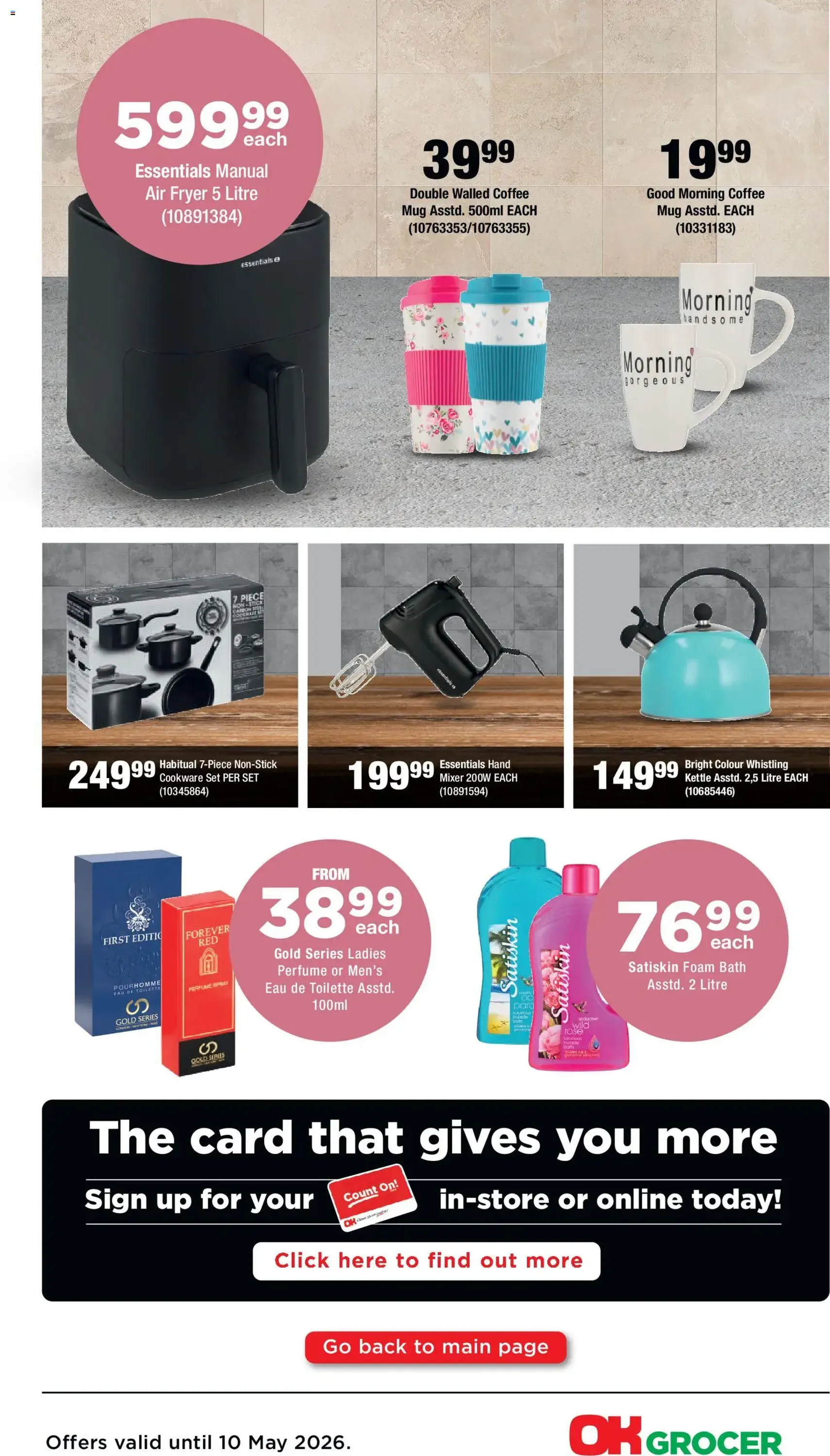 OK Foods Mother's Day Specials - valid flyer from 27/04/2026, page 3 of 3