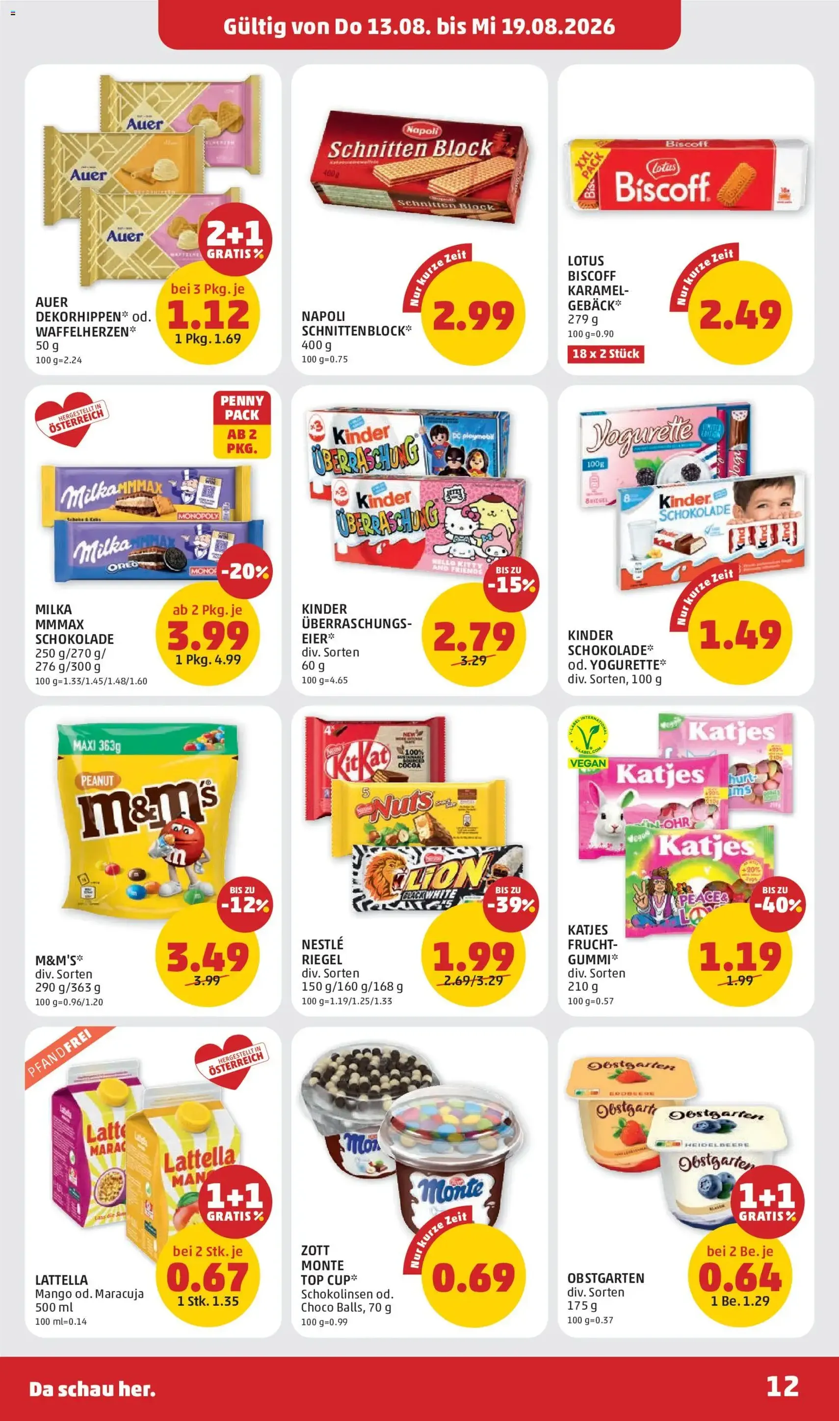 Penny Markt - Flugblatt - Gültiger Prospekt ab 13.08.2026, Seite 12 von insgesamt 32