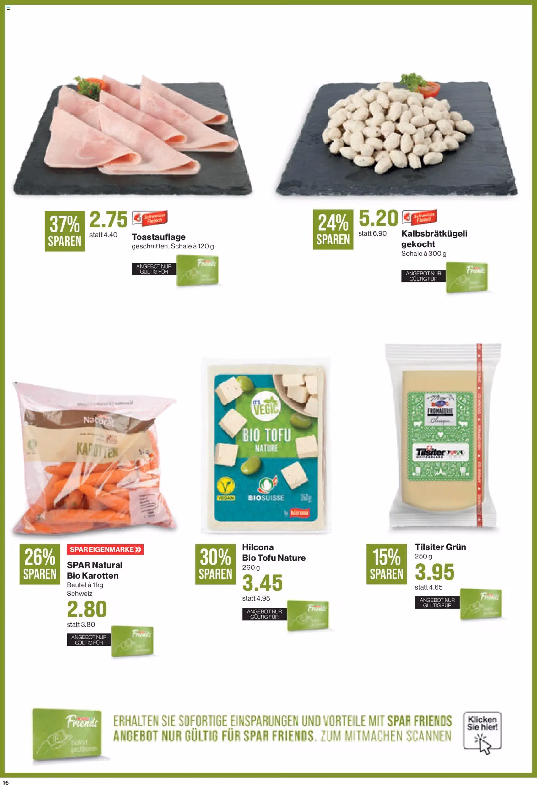 SPAR Aktionen - Gültiger Prospekt ab 06.11.2025, Seite 16 von insgesamt 24