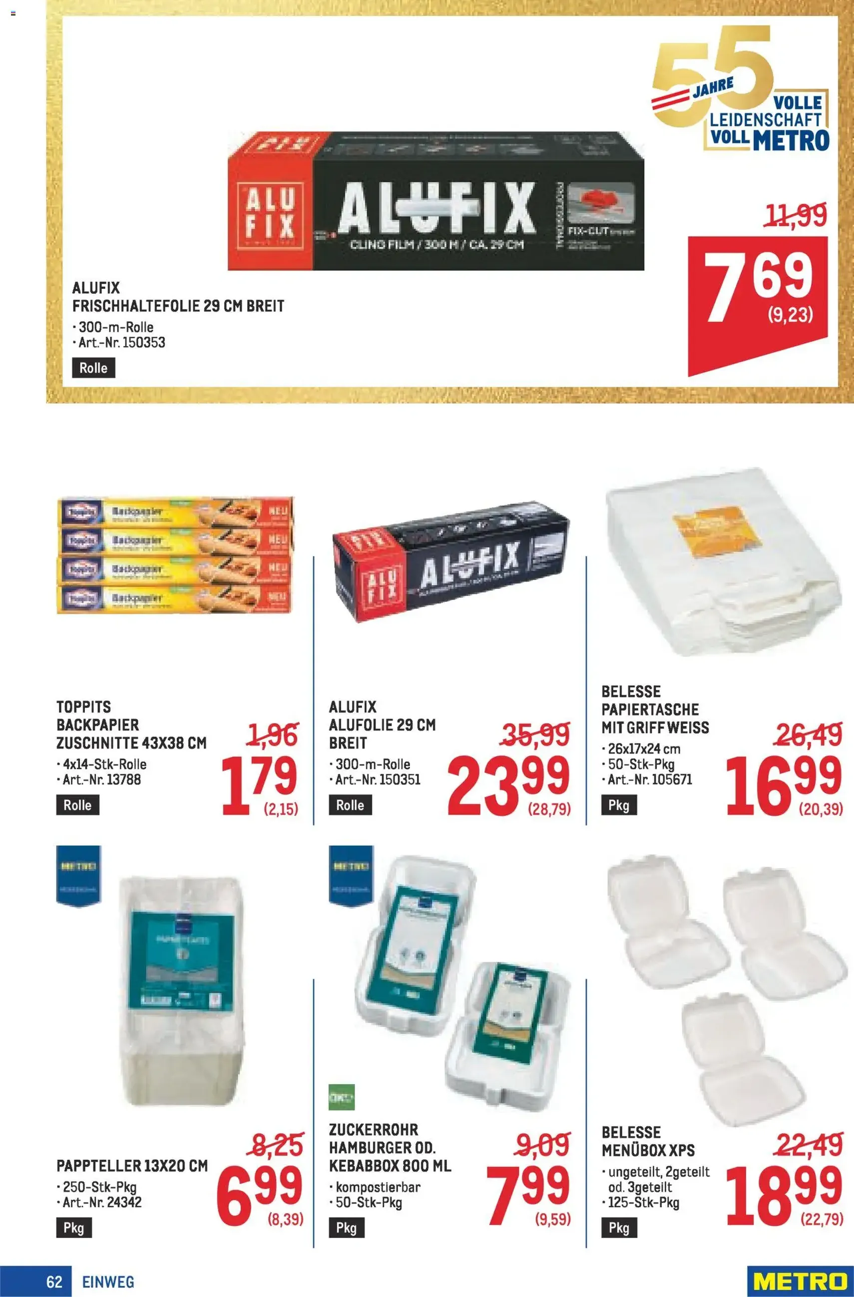 Metro angebote Profi - Gültiger Prospekt ab 05.03.2026, Seite 62 von insgesamt 72