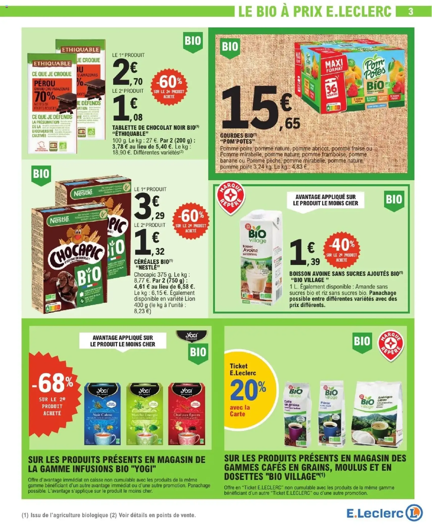 E.Leclerc catalogue - brochure valable à partir du 13/10/2026, page 3 sur 48