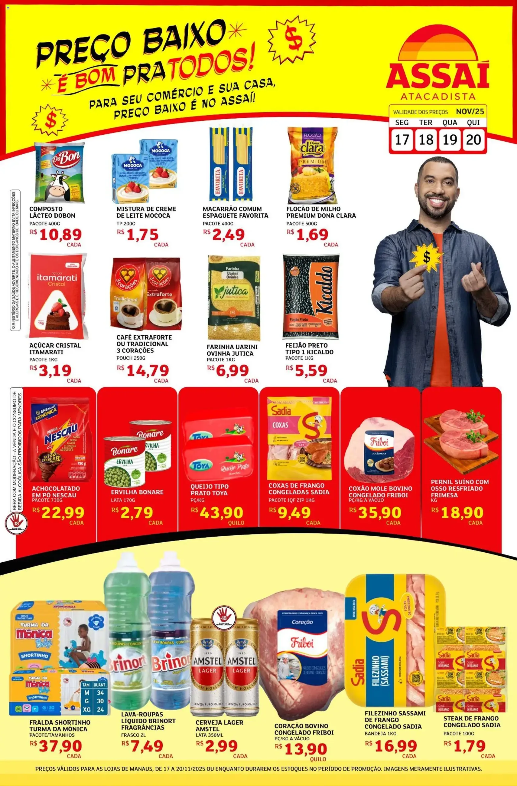 Encarte Assaí Atacadista - folheto válido a partir de 17/11/2025 página 1 de 4