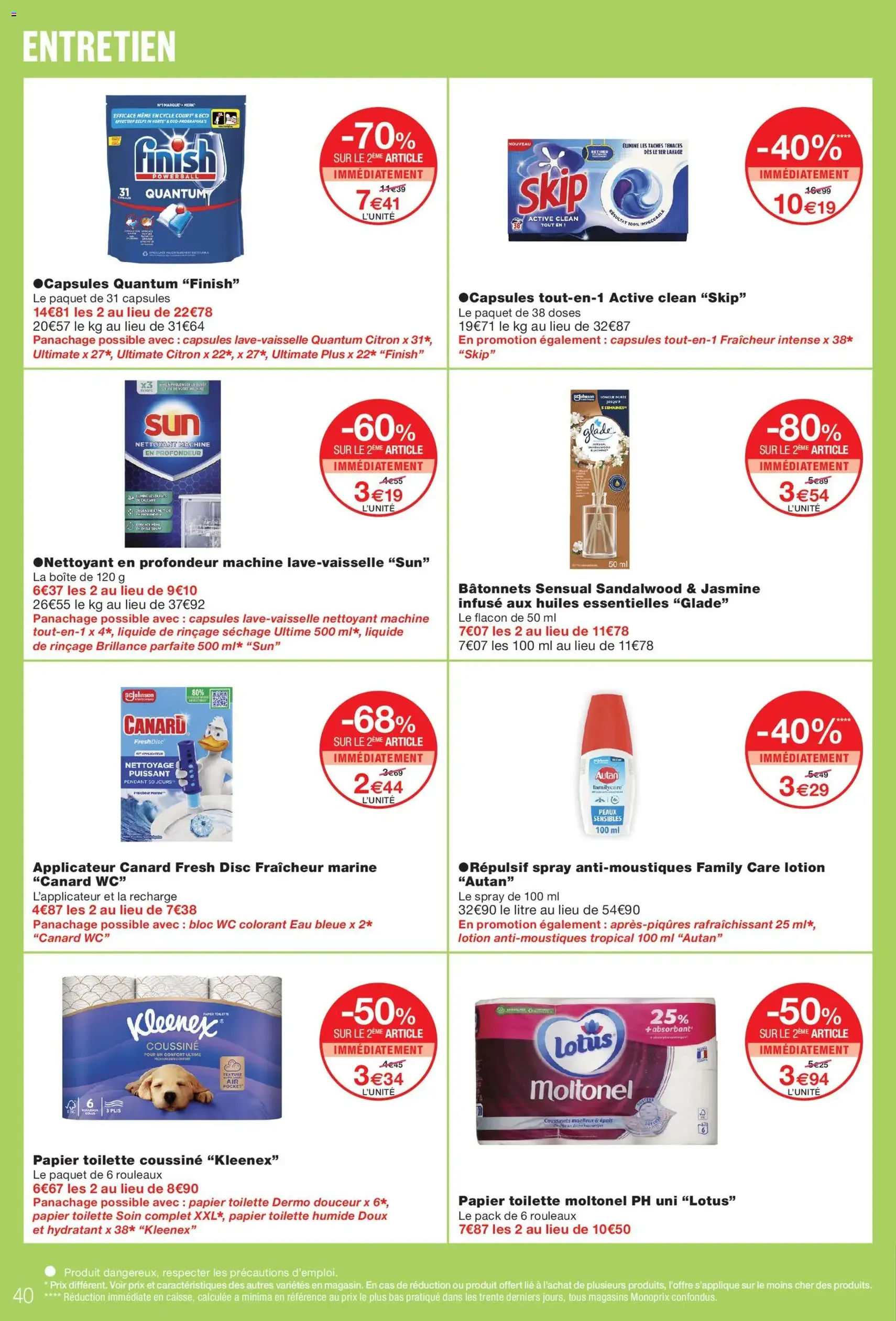 Monoprix catalogue - brochure valable à partir du 28/07/2026, page 40 sur 52
