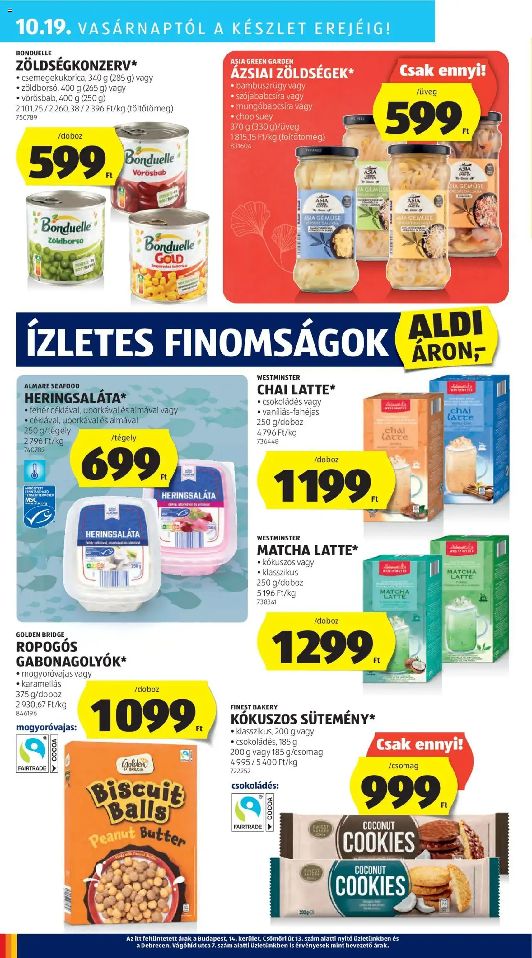 Aldi Akciós újság - 2025.10.16. érvényes szórólap 36 oldal 50 oldalból Aldi Akciós újság - 2025.10.16. érvényes szórólap 36 oldal 50 oldalból