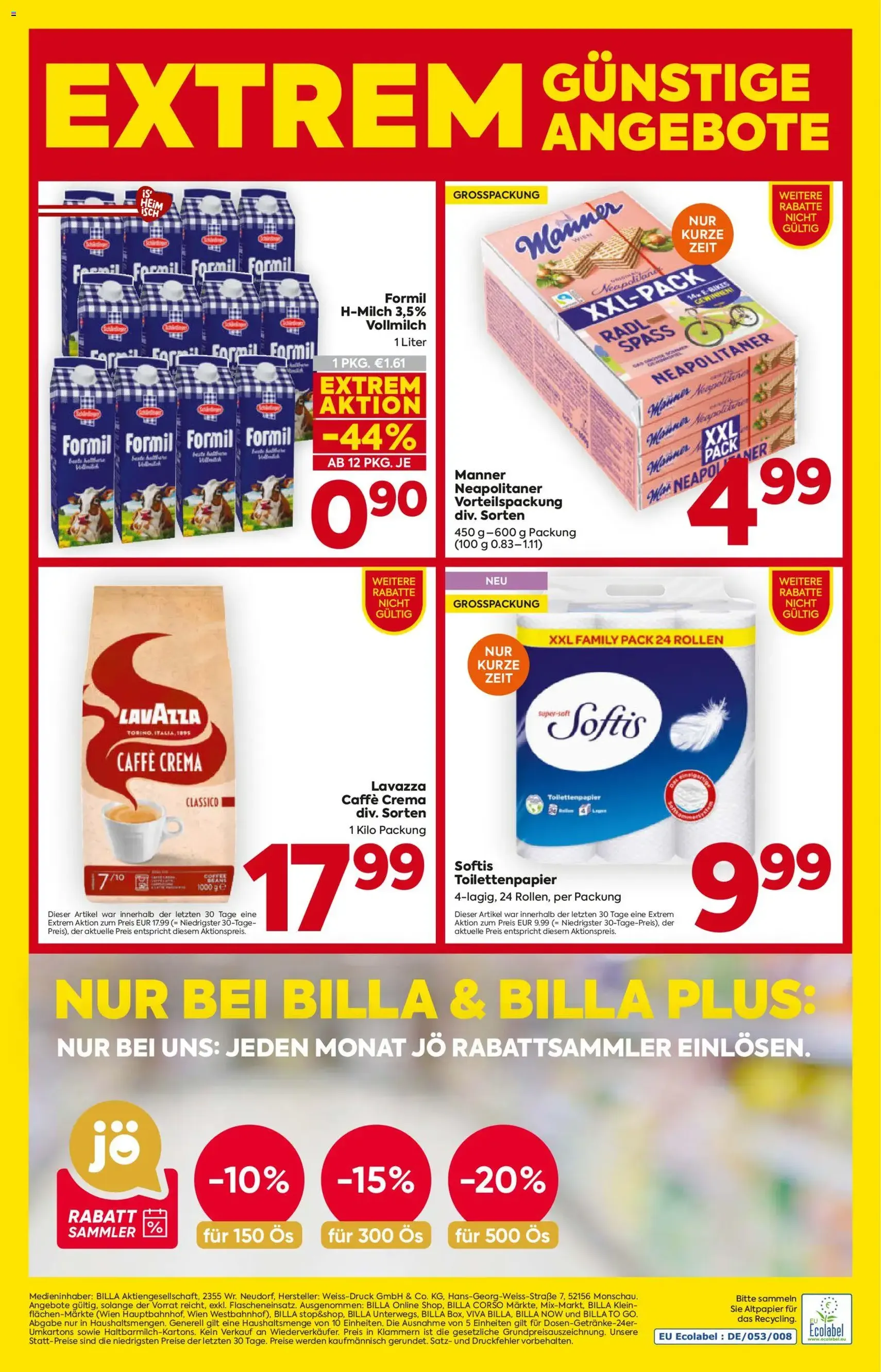 Billa - Flugblatt - Gültiger Prospekt ab 13.08.2026, Seite 16 von insgesamt 16
