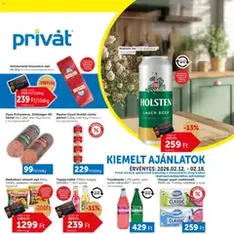 PRIVÁT Akciós újság - szórólap előnézete érvényes 2026.02.12. -tól