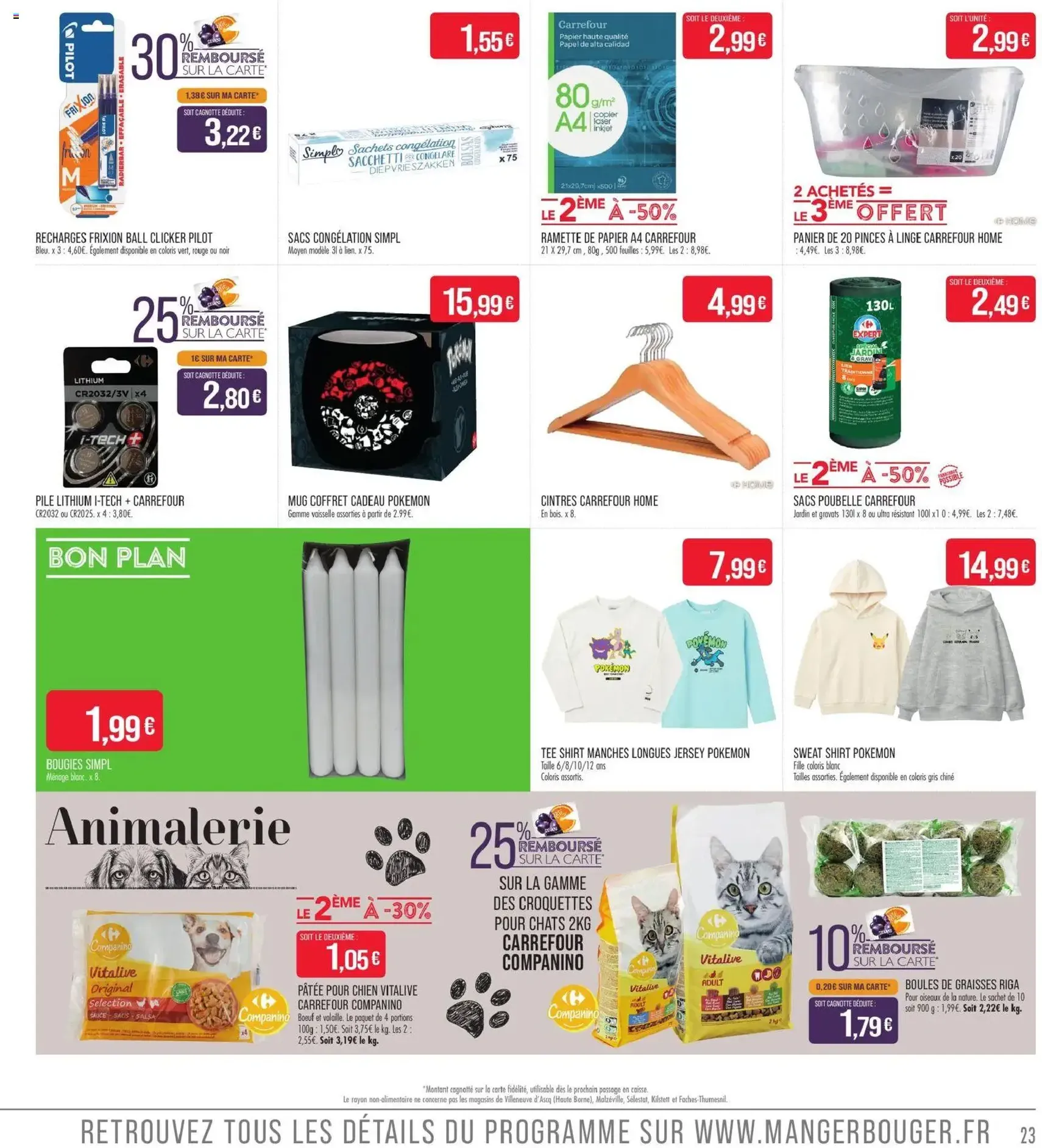 Match Supermarché catalogue - brochure valable à partir du 22/09/2026, page 23 sur 24