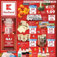 Kaufland leták - náhľad letáku platný od 08.10.2026