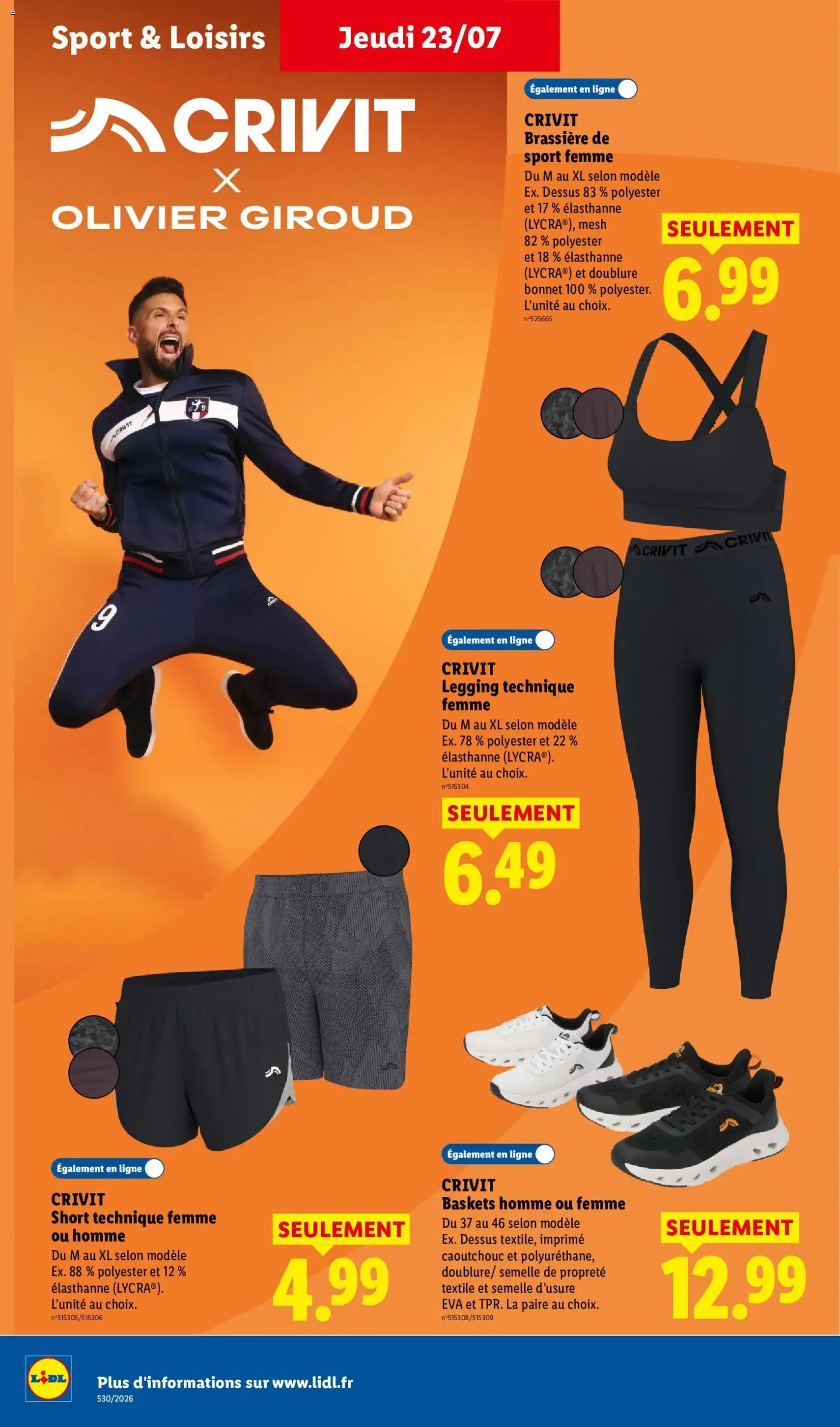 LIDL catalogue - brochure valable à partir du 23/07/2026, page 46 sur 64