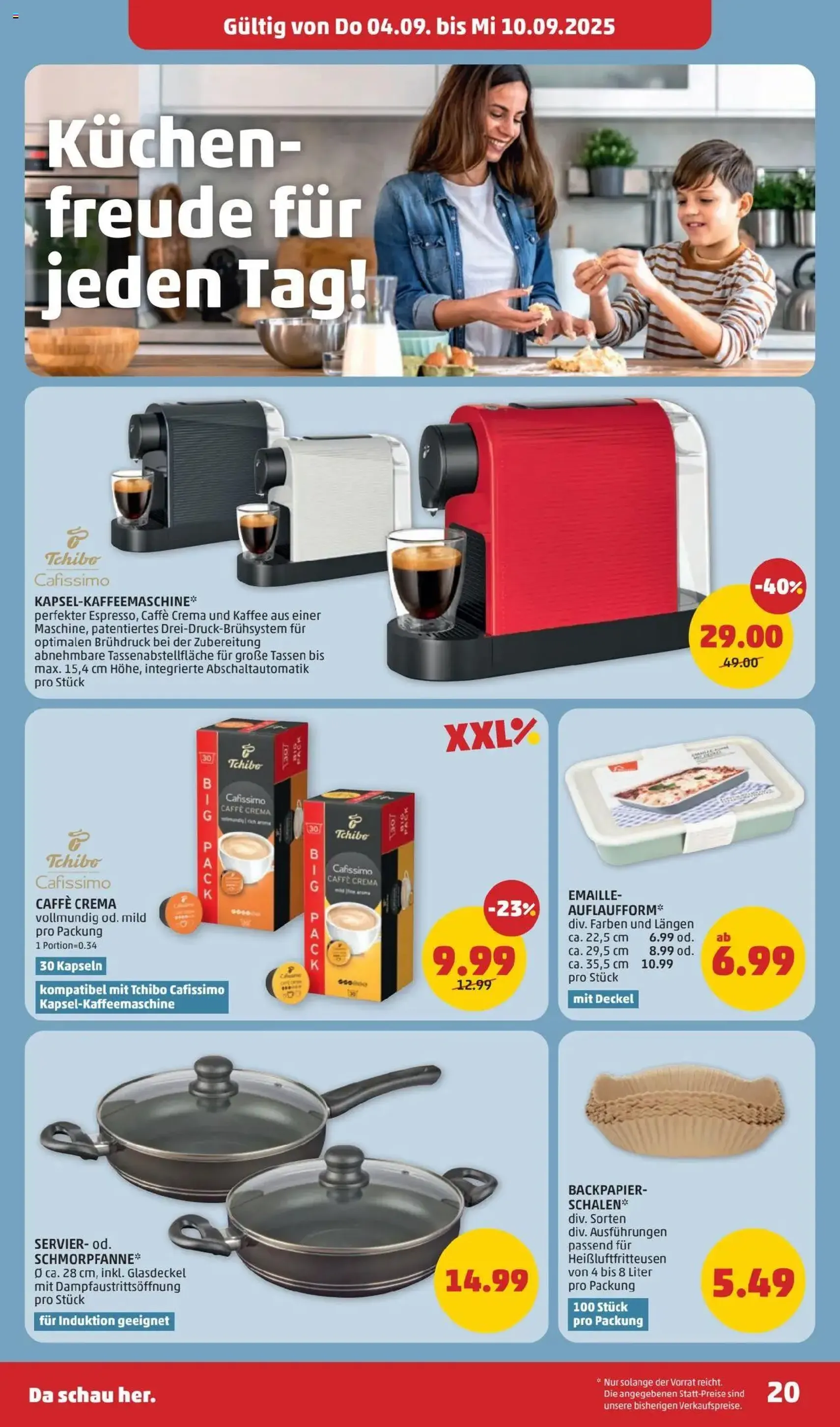 Penny Markt Flugblatt - Gültiger Prospekt ab 04.09.2025, Seite 20 von insgesamt 28 Penny Markt Flugblatt - Gültiger Prospekt ab 04.09.2025, Seite 20 von insgesamt 28