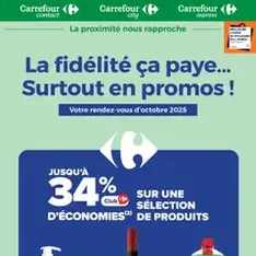 Carrefour contact catalogue - Prévisualisation du catalogue valable à partir du 01/10/2025