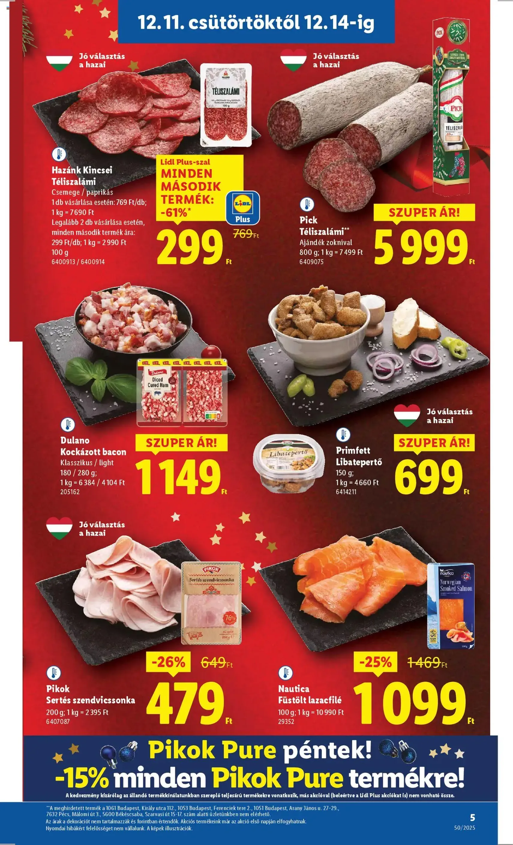 Lidl Akciós újság - 2025.12.11. érvényes szórólap 5 oldal 66 oldalból