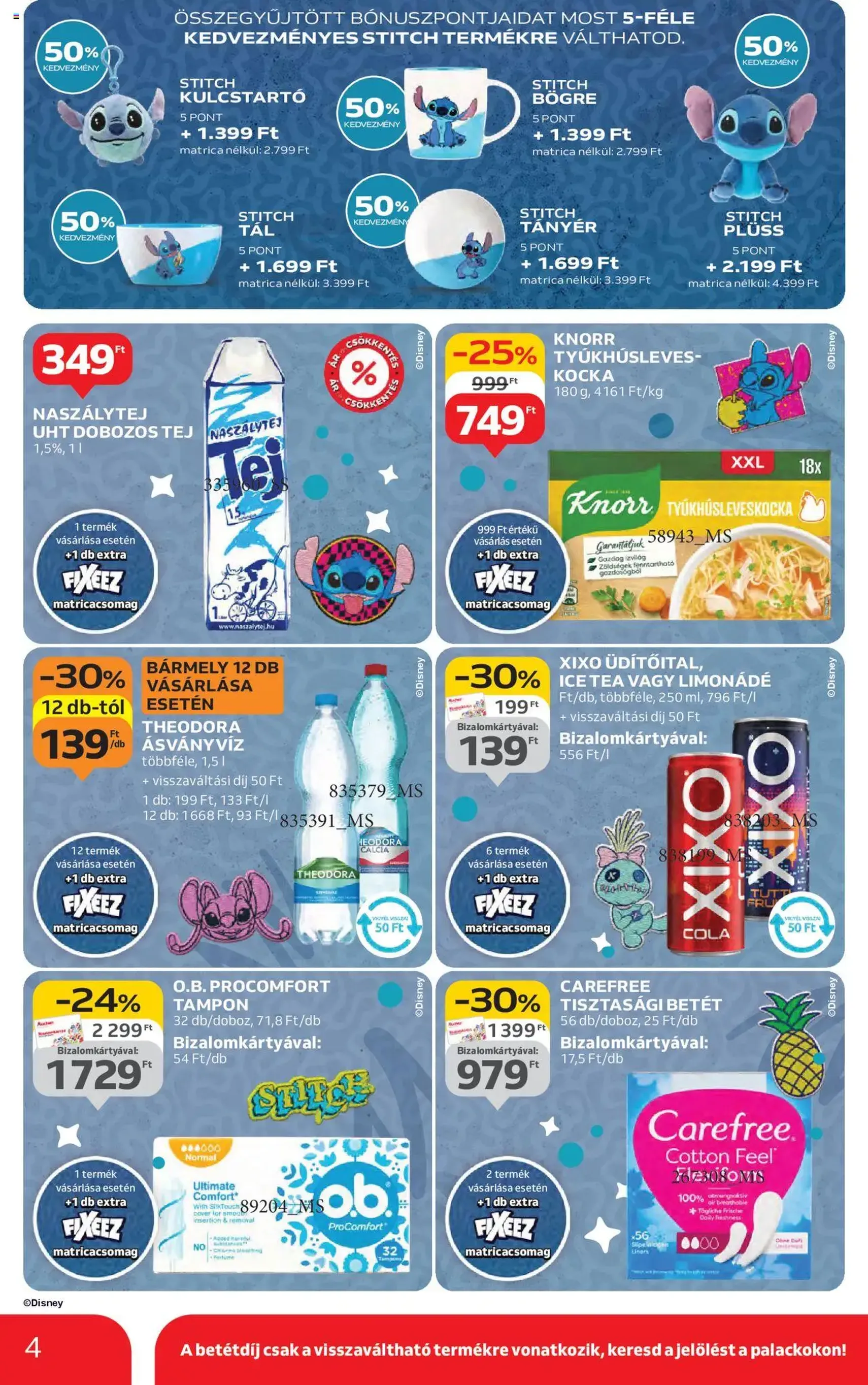 Auchan Akciós újság - 2025.08.14. érvényes szórólap 4 oldal 54 oldalból Auchan Akciós újság - 2025.08.14. érvényes szórólap 4 oldal 54 oldalból