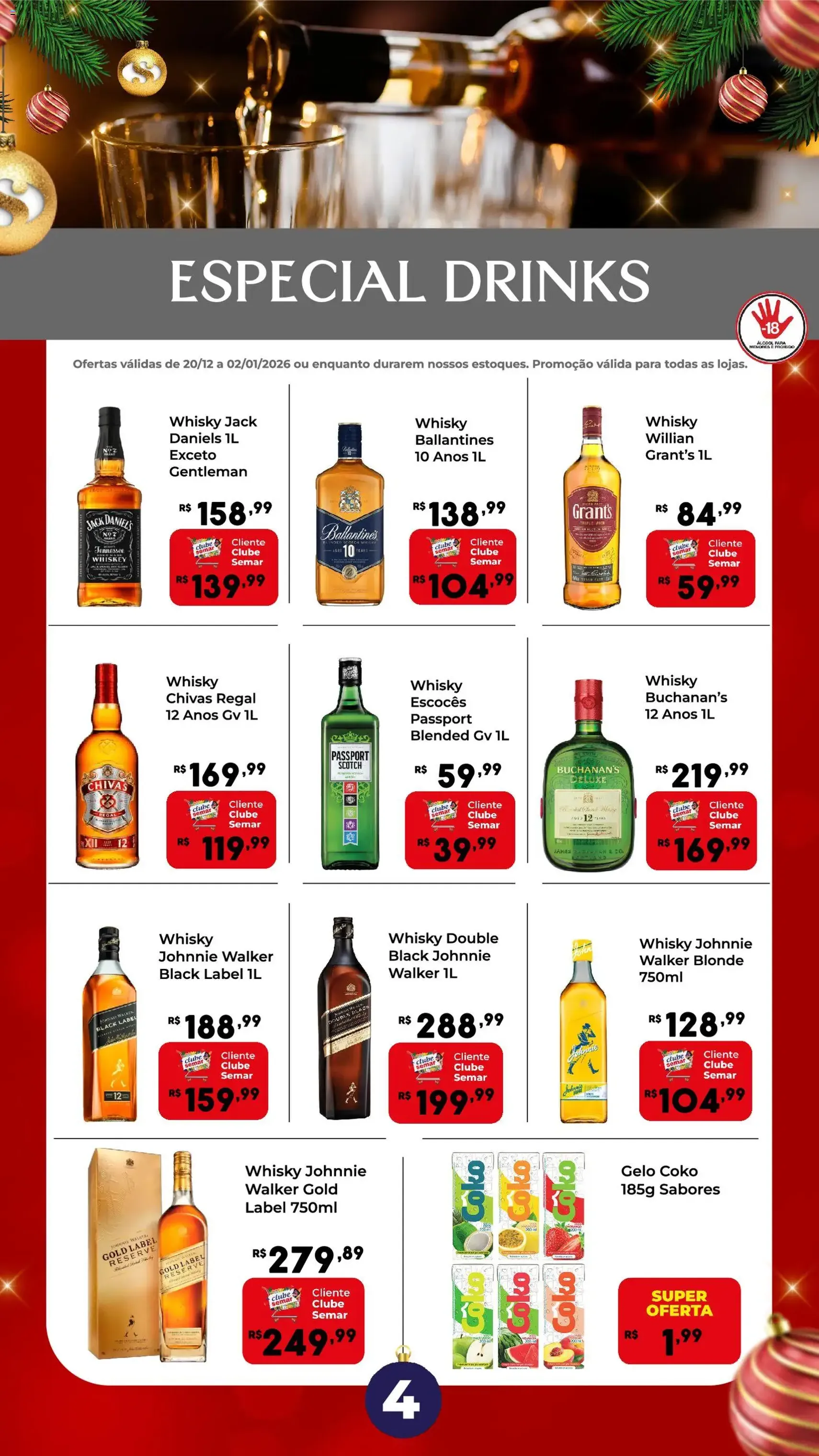 Semar Supermercado - Ofertas Revista Natal - folheto válido a partir de 20/12/2025 página 4 de 19