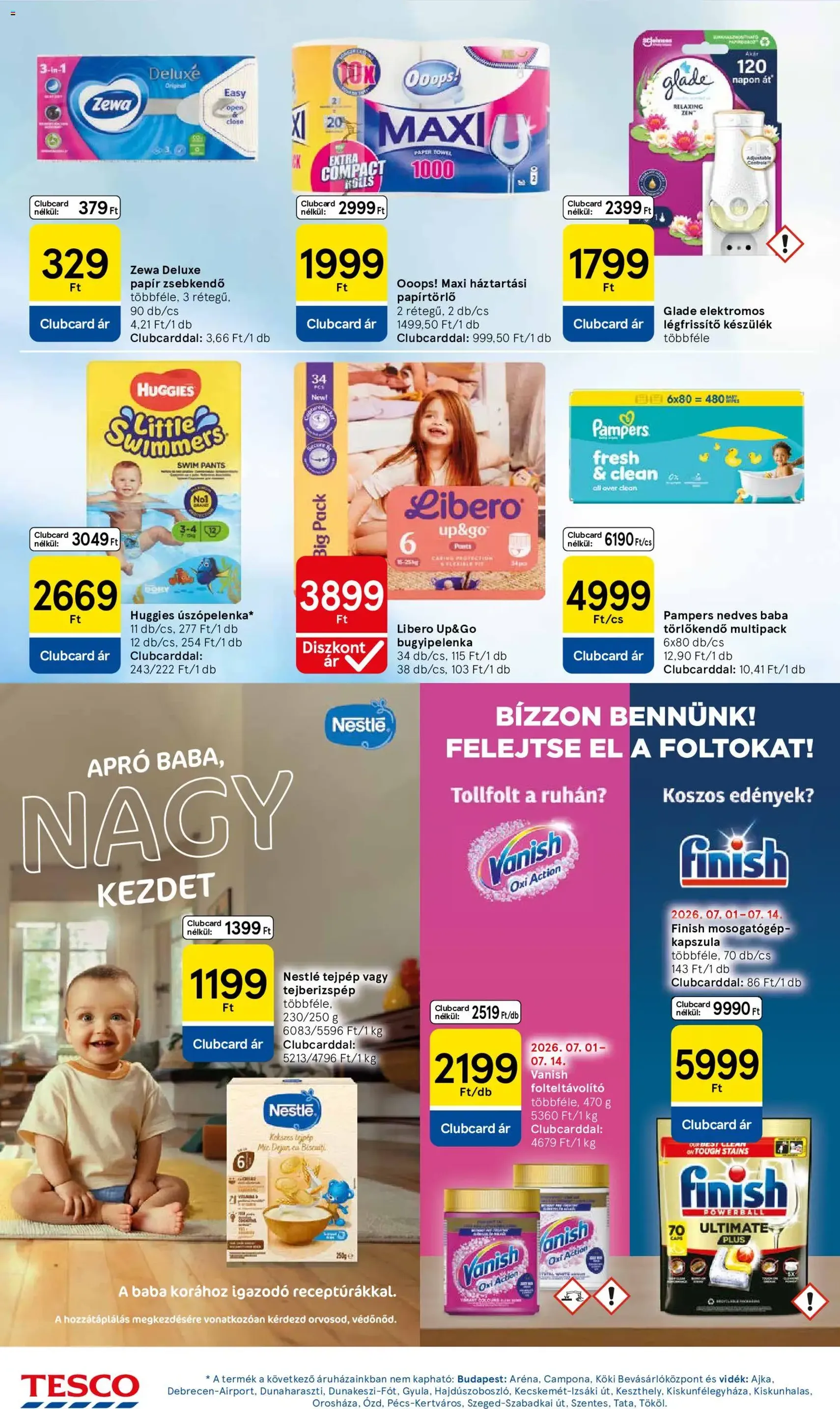 Tesco aktuális akciós újság - 2026.07.09. érvényes szórólap 26 oldal 32 oldalból