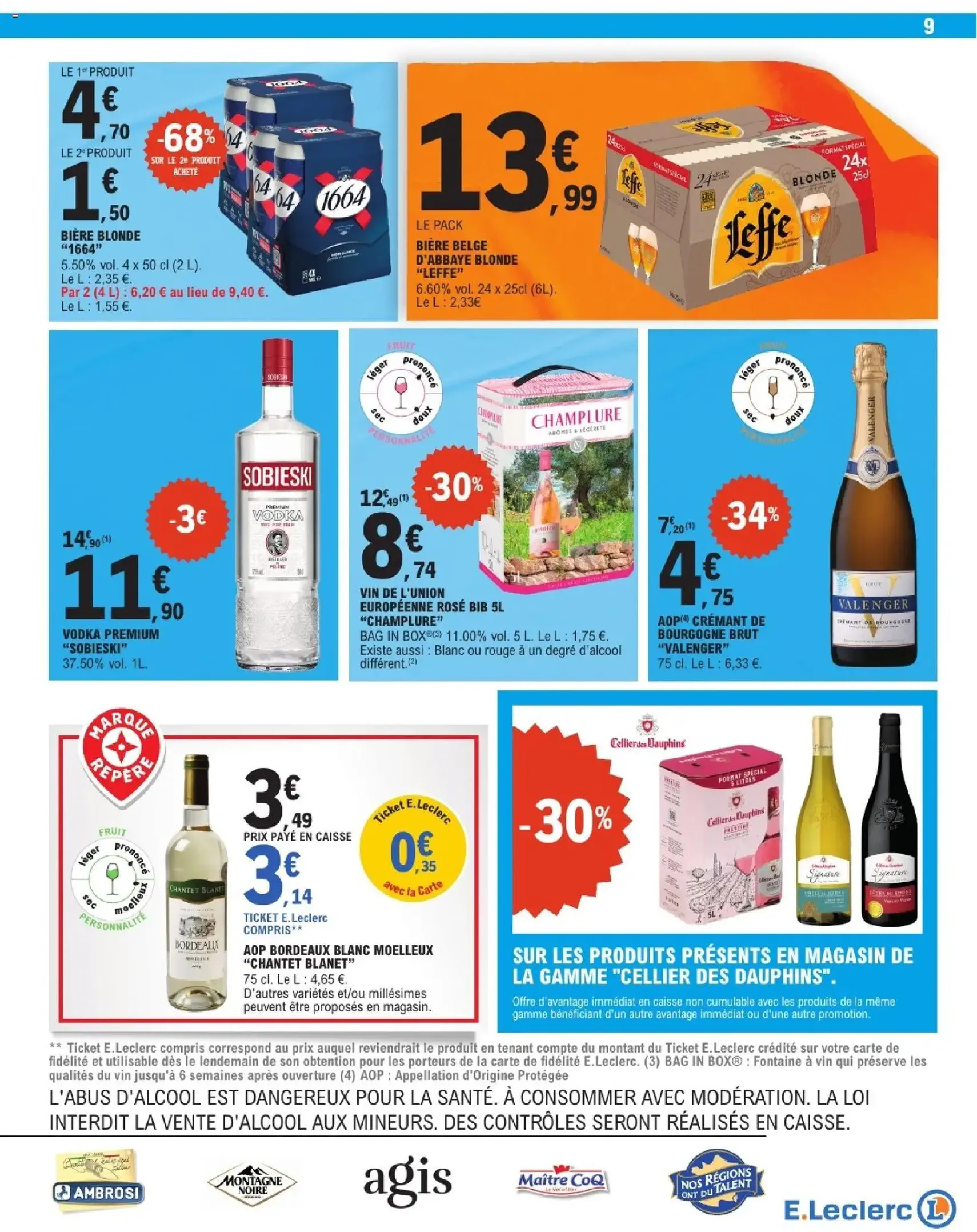 E.Leclerc catalogue semaine 46 - brochure valable à partir du 11/11/2025, page 9 sur 40