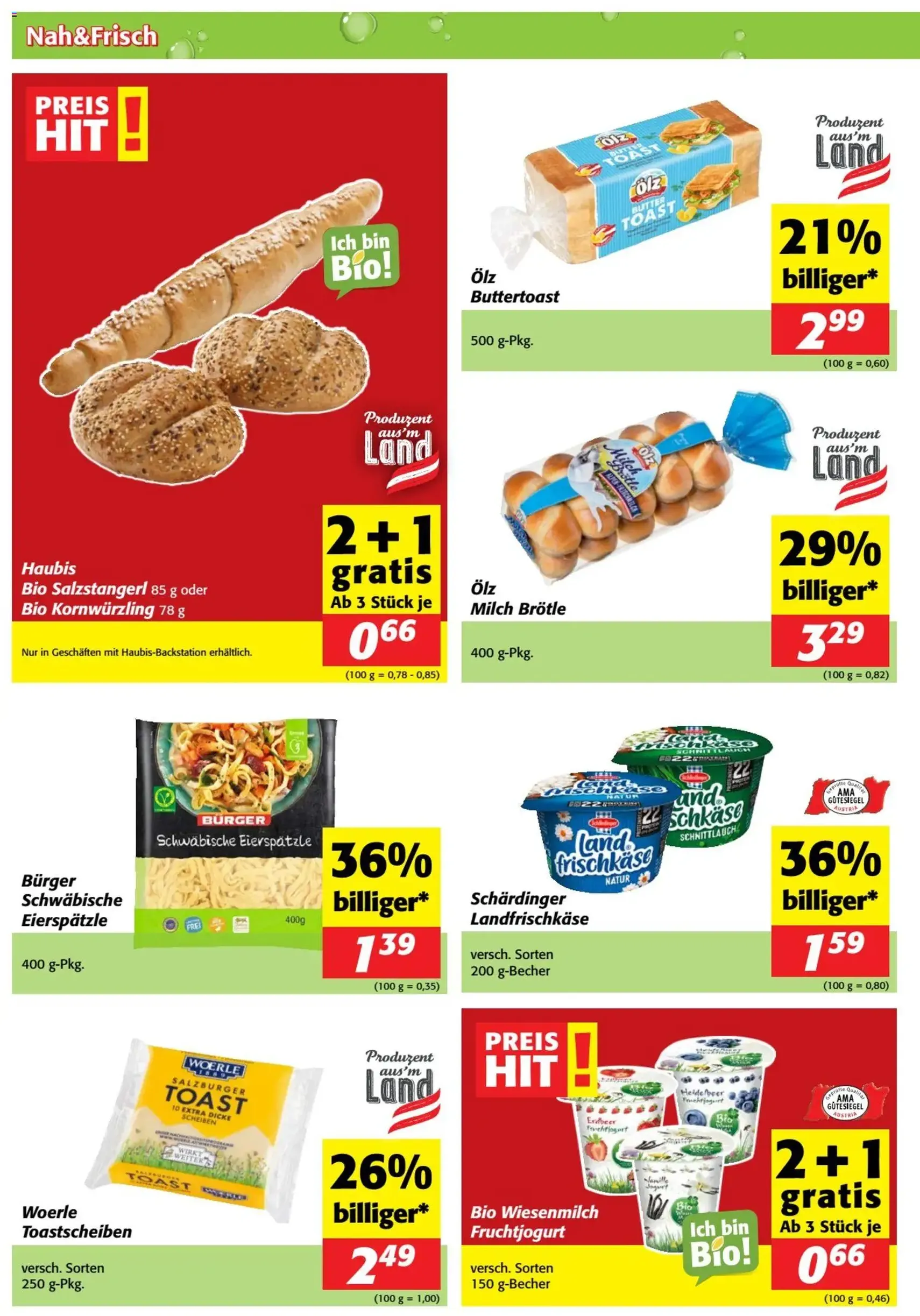 Nah und Frisch Flugblatt - Gültiger Prospekt ab 02.01.2026, Seite 2 von insgesamt 8