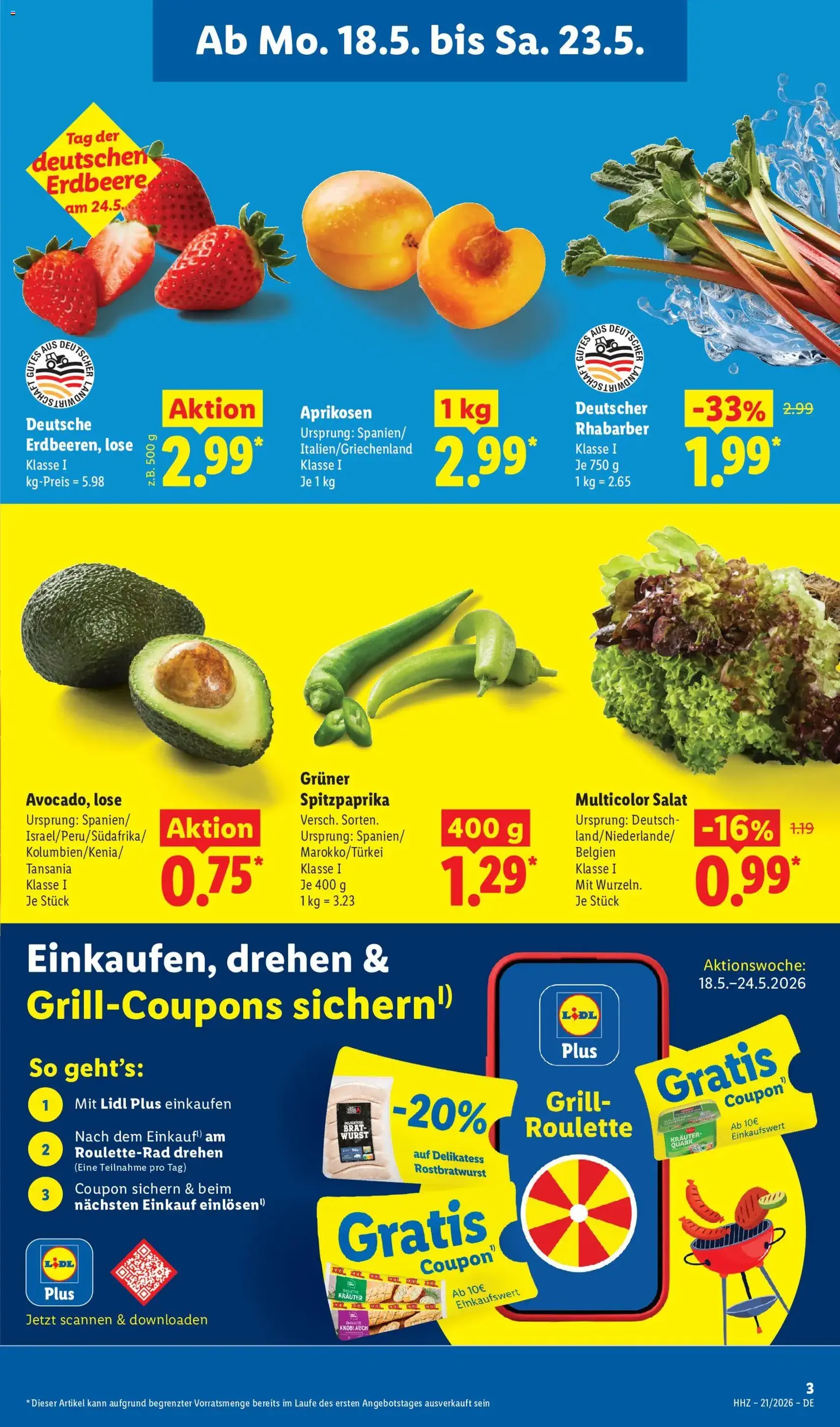 Lidl Prospekt - Gültiger Prospekt ab 18.05.2026, Seite 7 von insgesamt 71