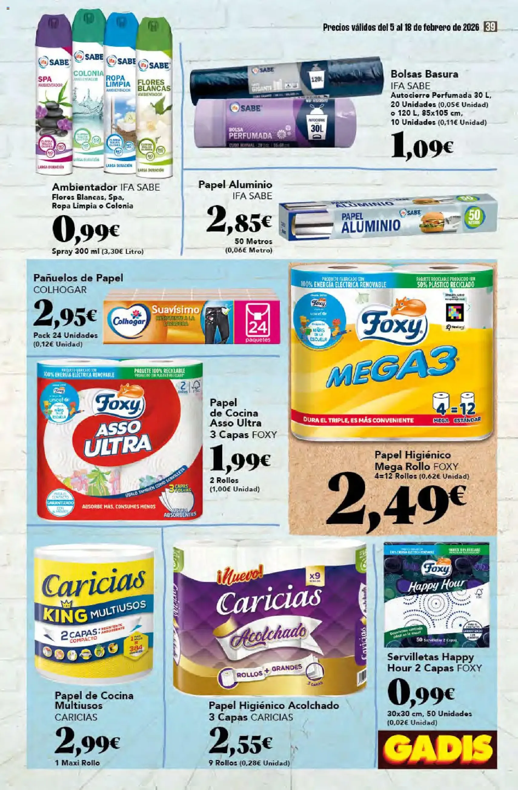 Gadis - folleto - folleto válido desde 05/02/2026 página 39 de 40
