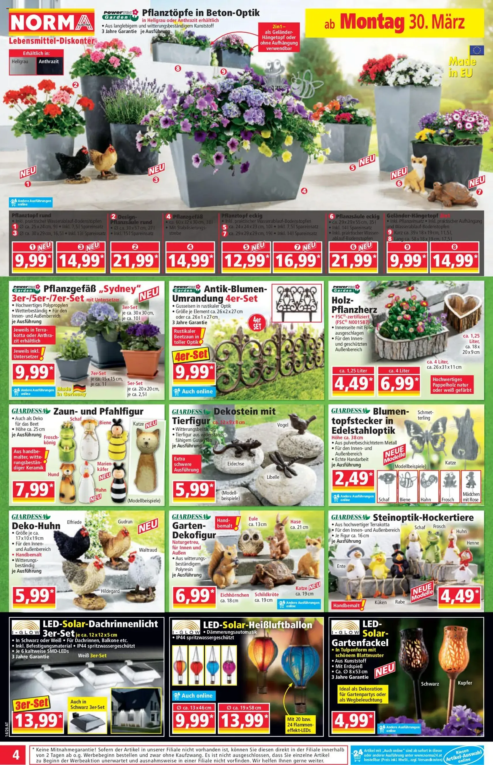 Norma Flugblatt - Gültiger Prospekt ab 30.03.2026, Seite 4 von insgesamt 20