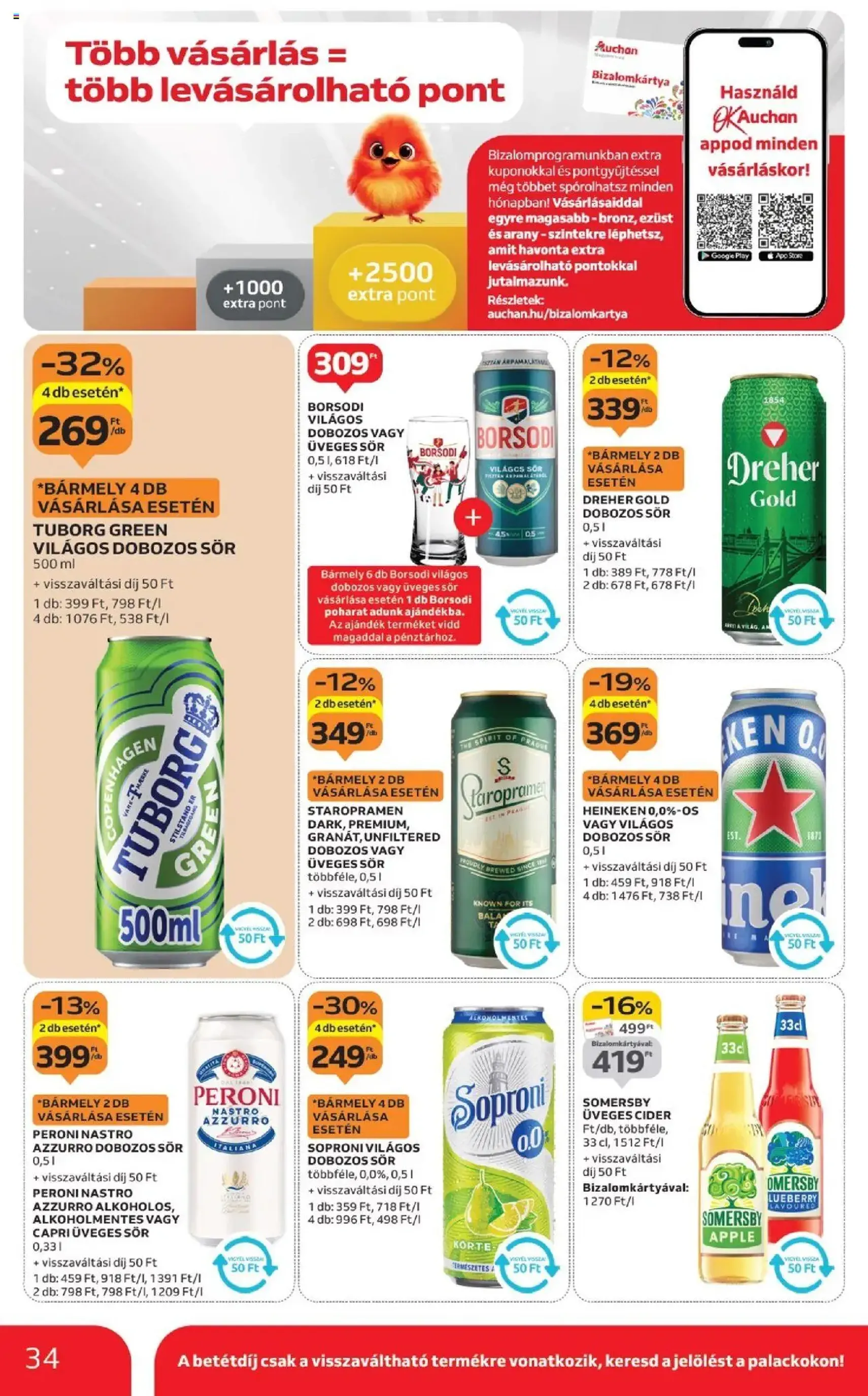 Auchan Akciós újság - 2025.09.04. érvényes szórólap 34 oldal 52 oldalból Auchan Akciós újság - 2025.09.04. érvényes szórólap 34 oldal 52 oldalból