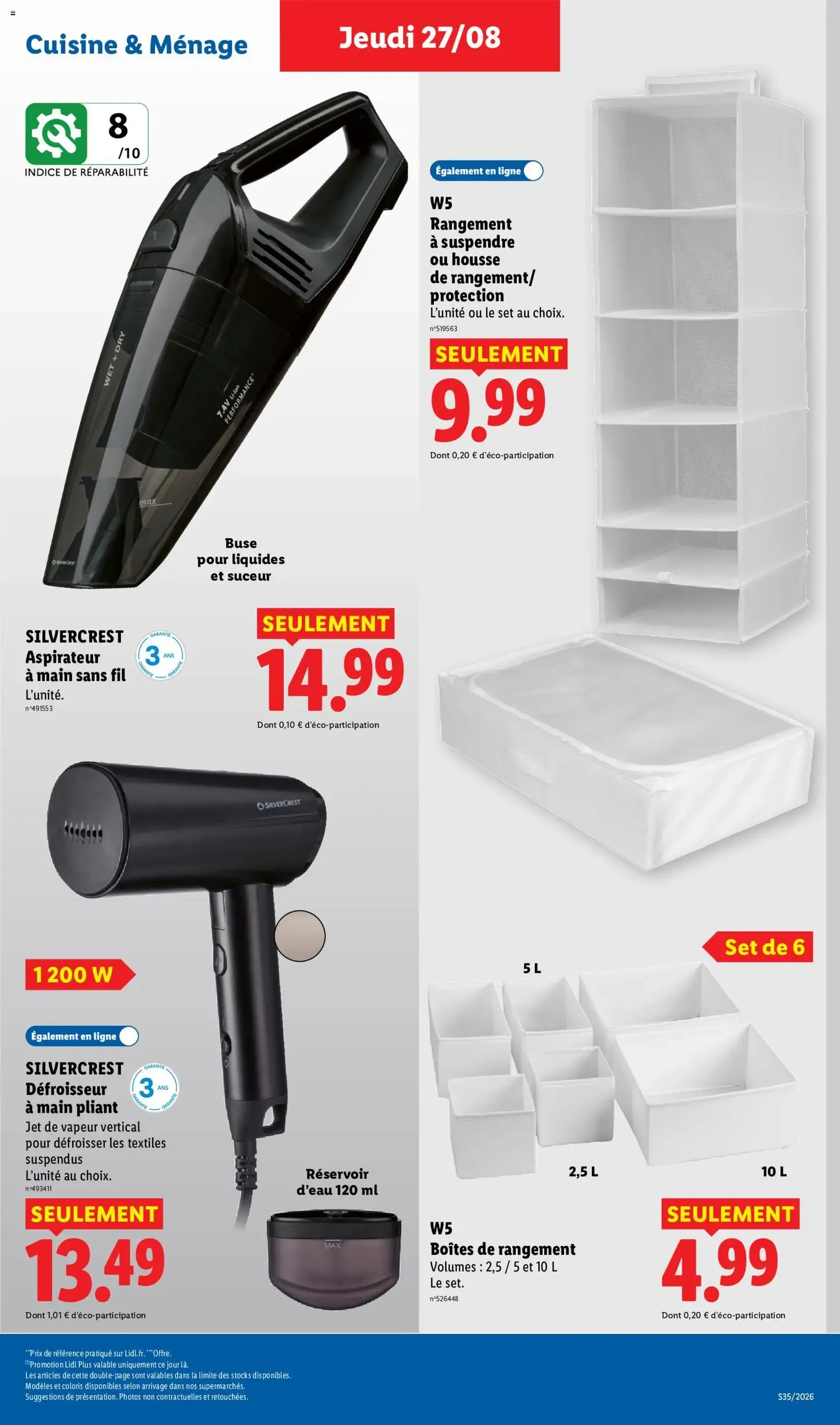 LIDL catalogue - brochure valable à partir du 27/08/2026, page 37 sur 61