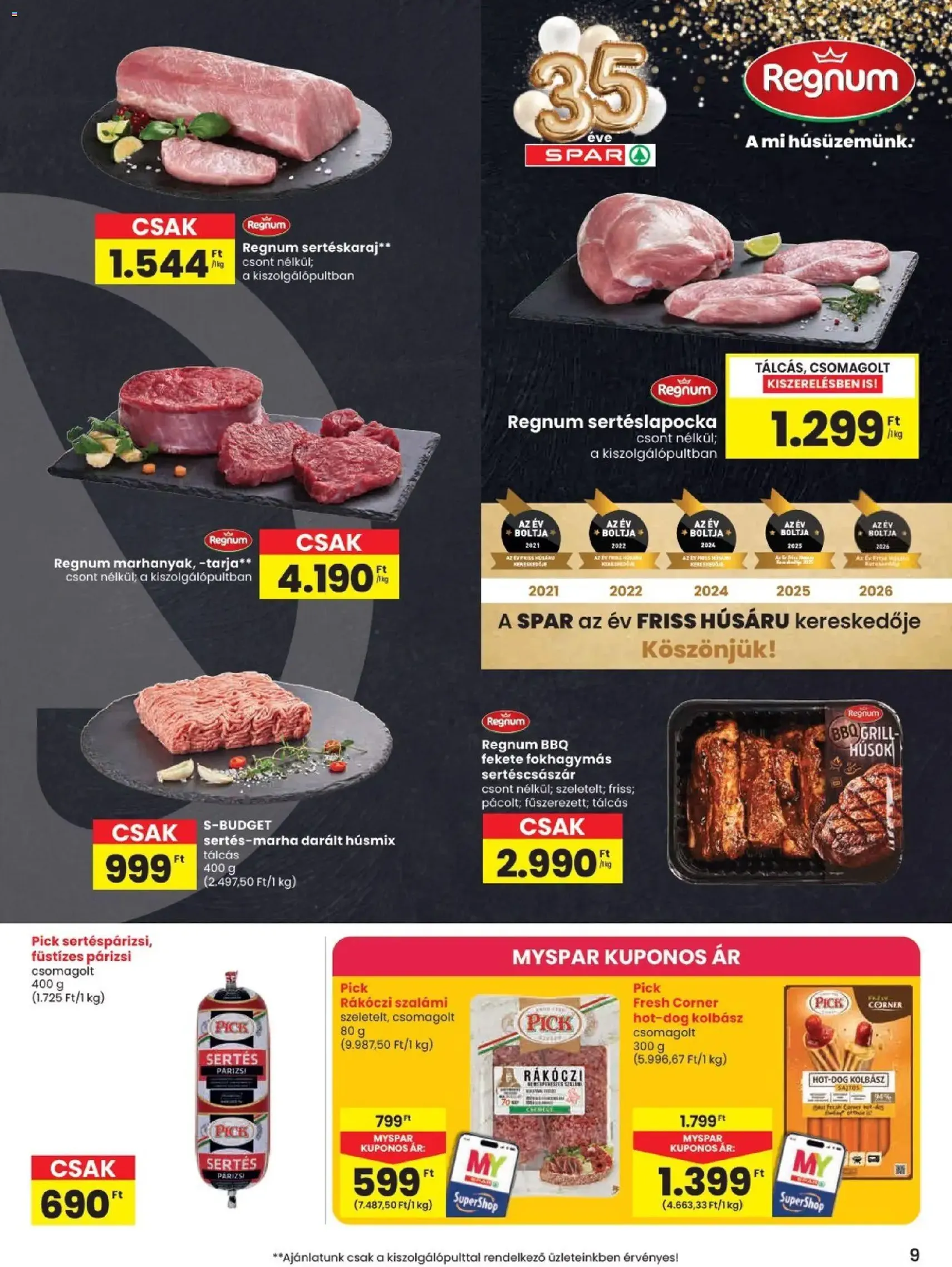 Spar akciós újság - 2026.07.09. érvényes szórólap 9 oldal 20 oldalból