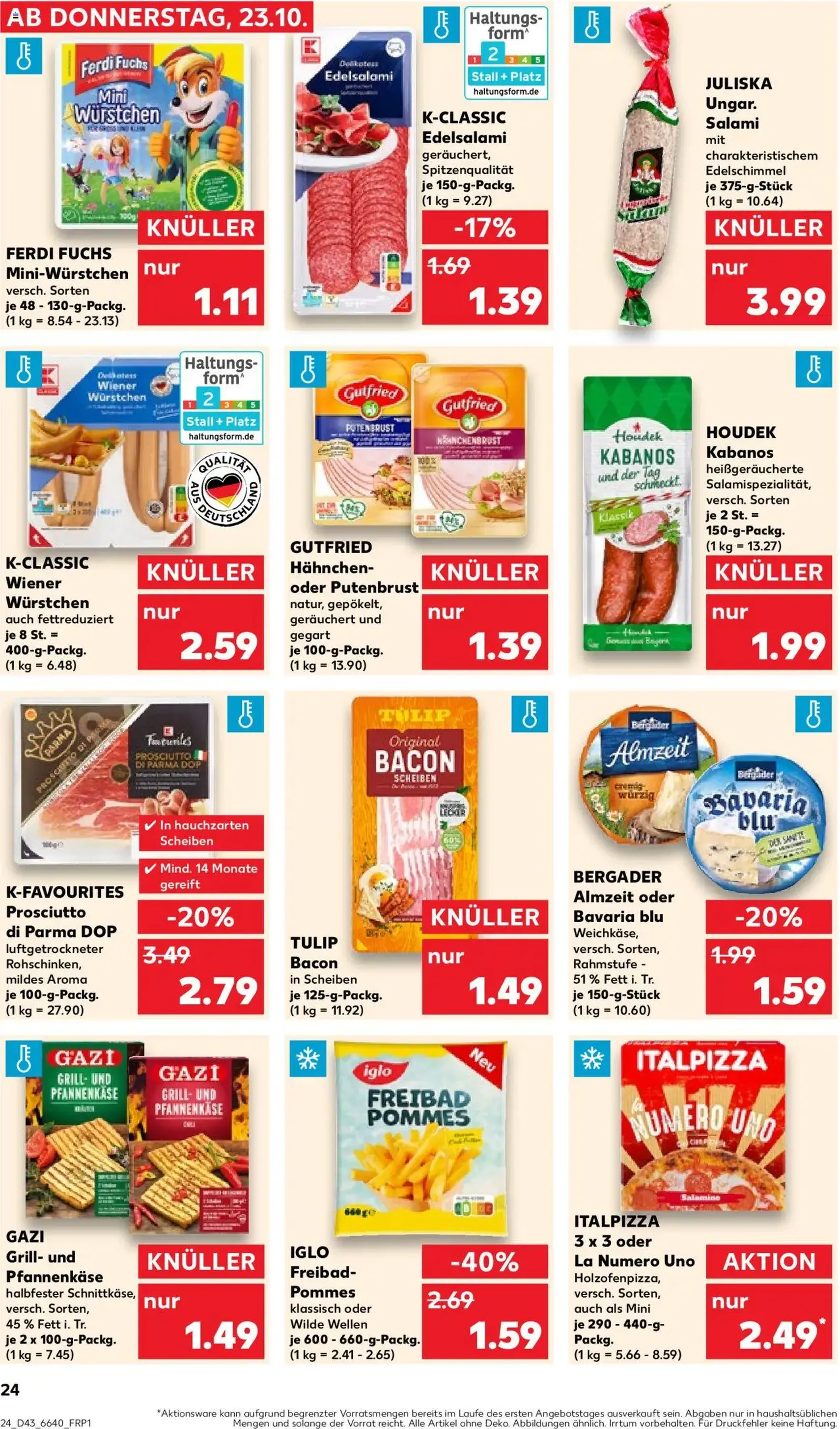 Kaufland Prospekt - Gültiger Prospekt ab 23.10.2025, Seite 24 von insgesamt 61 Kaufland Prospekt - Gültiger Prospekt ab 23.10.2025, Seite 24 von insgesamt 61