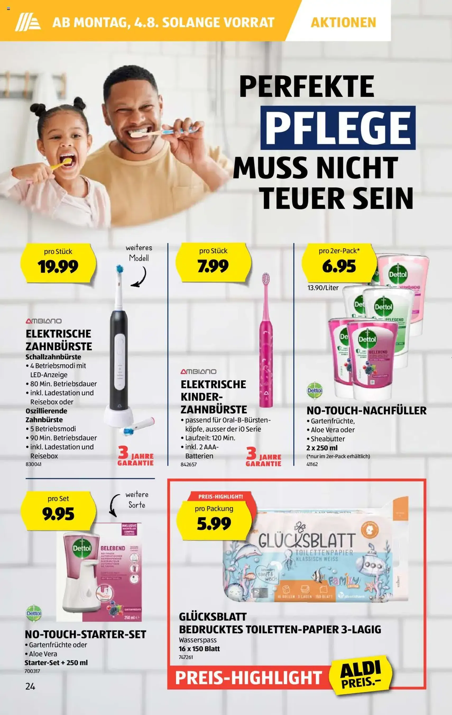 Aldi Aktionen - Gültiger Prospekt ab 31.07.2025, Seite 24 von insgesamt 35 Aldi Aktionen - Gültiger Prospekt ab 31.07.2025, Seite 24 von insgesamt 35