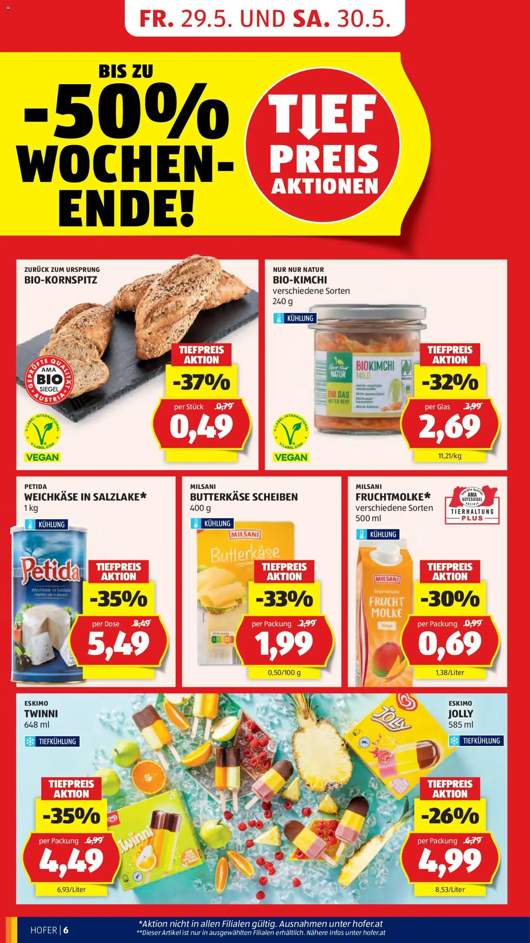 Hofer Flugblatt - Gültiger Prospekt ab 29.05.2026, Seite 8 von insgesamt 43